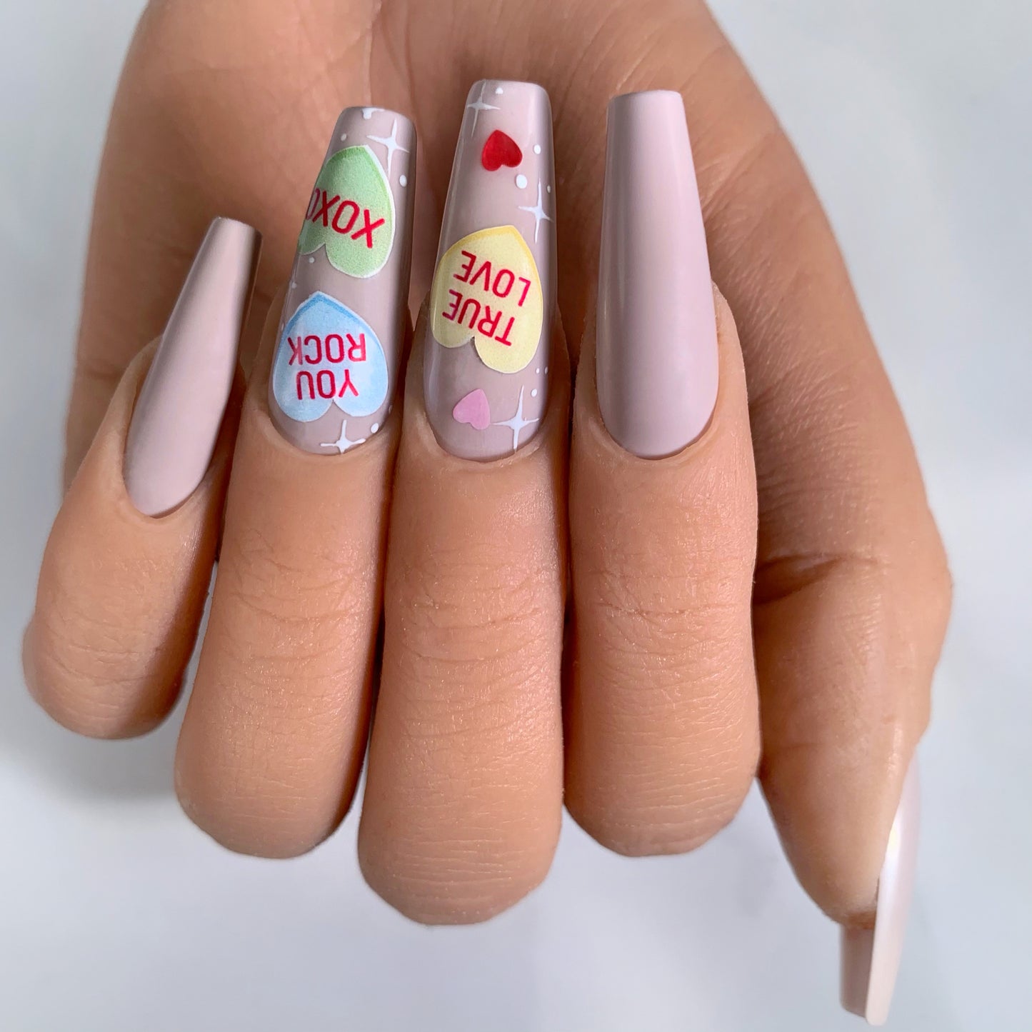 CANDY HEARTS STICKERS