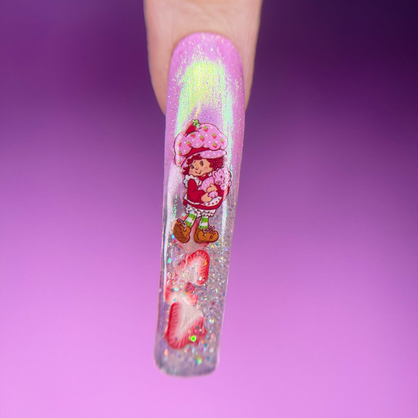 STRAWBERRY GIRL transfer stickers (E12)