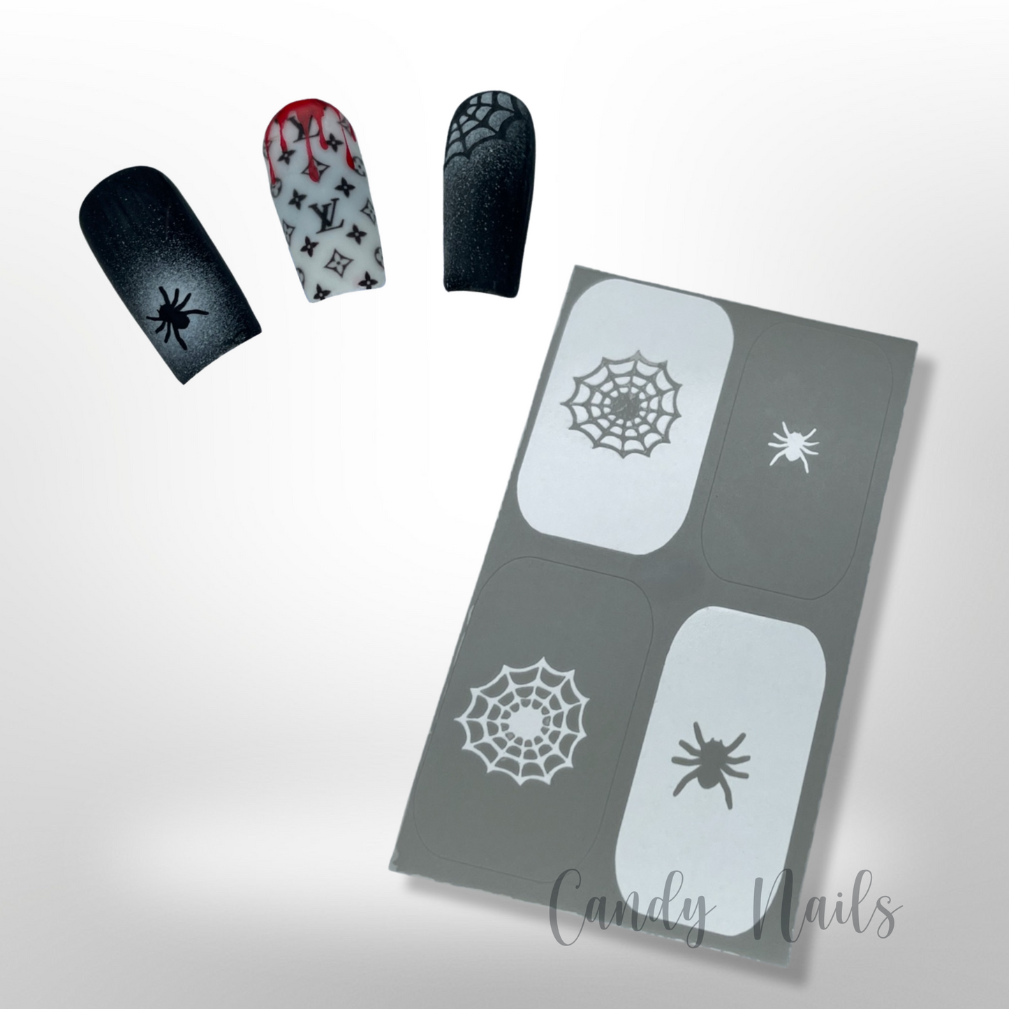 SPIDER WEB AIRBRUSH STENCIL SMART PACK