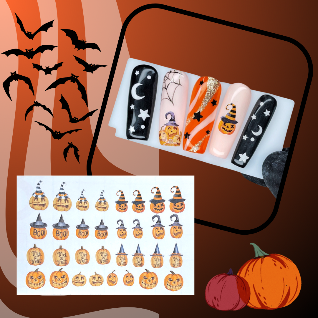 PUMPKIN STICKERS 2