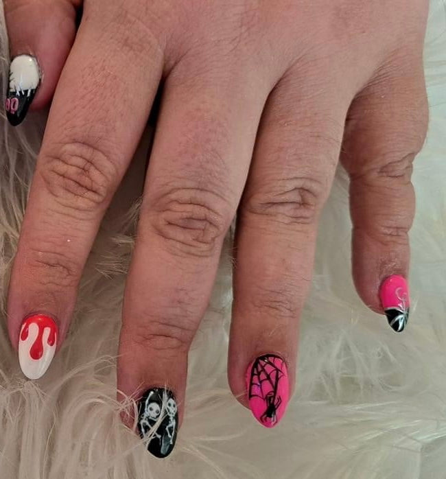 DANCING SKELETON transfer stickers