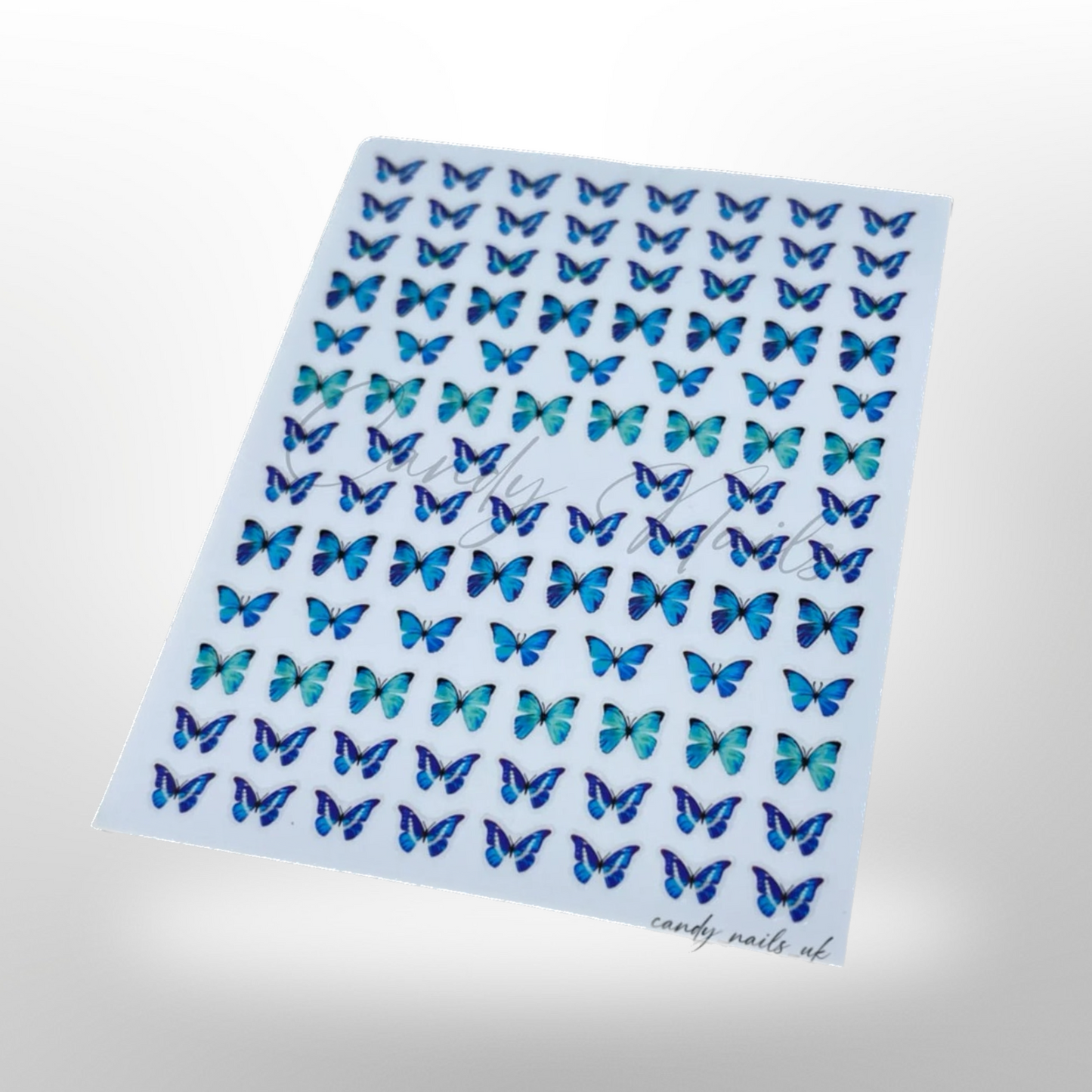 BLUE BUTTERFLIES STICKERS