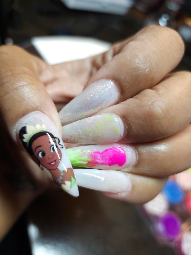 PRINCESSES 2 transfer stickers (B11)