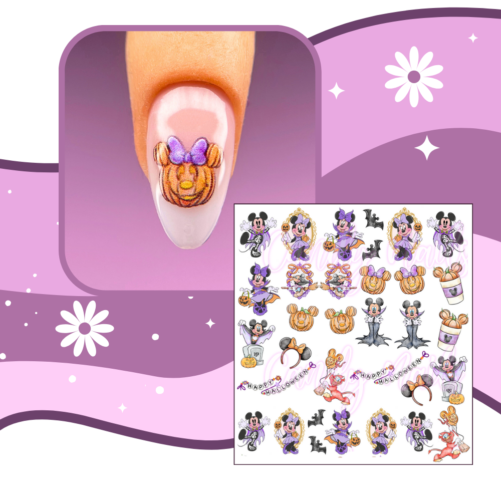 SCARY MOUSIE & FRIENDS 2 transfer stickers (Z3)