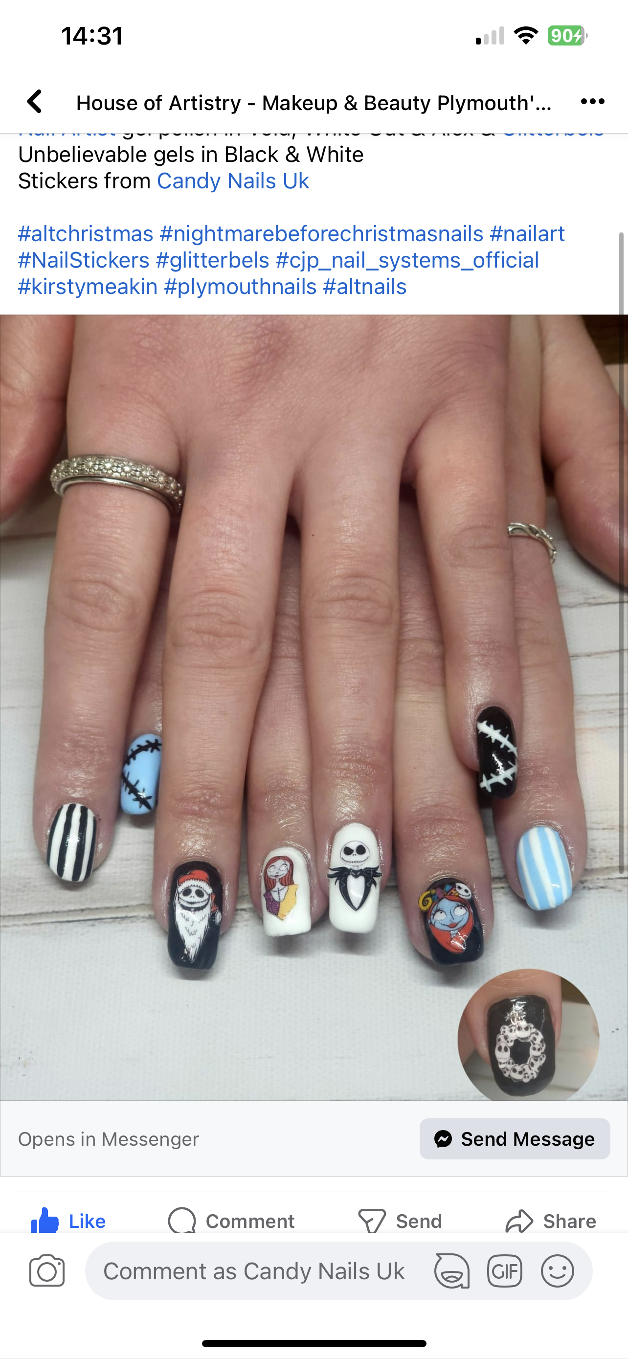 JACK & SALLY STICKERS