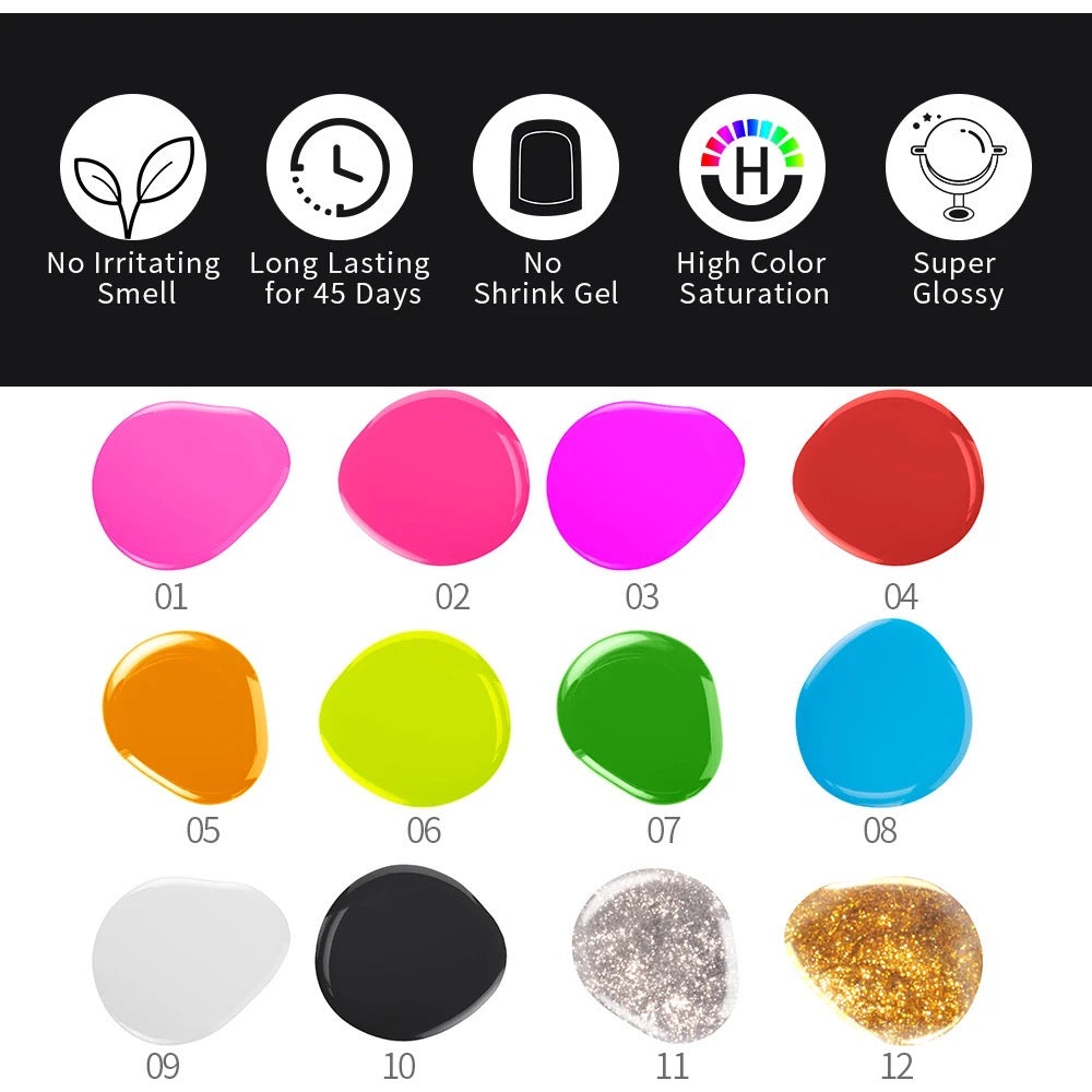 NAIL ART GEL SET