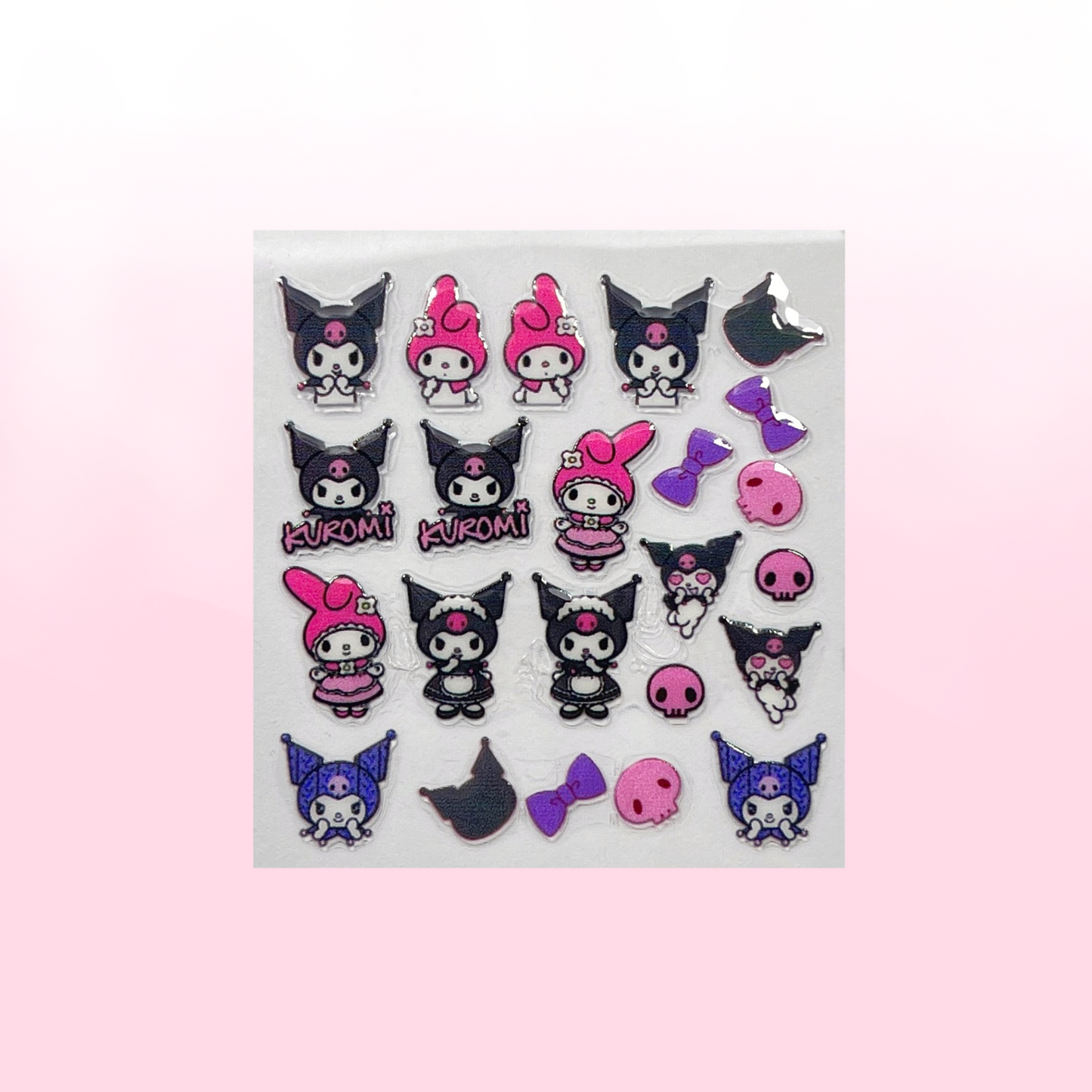 KUROMI KAWAII transfer stickers