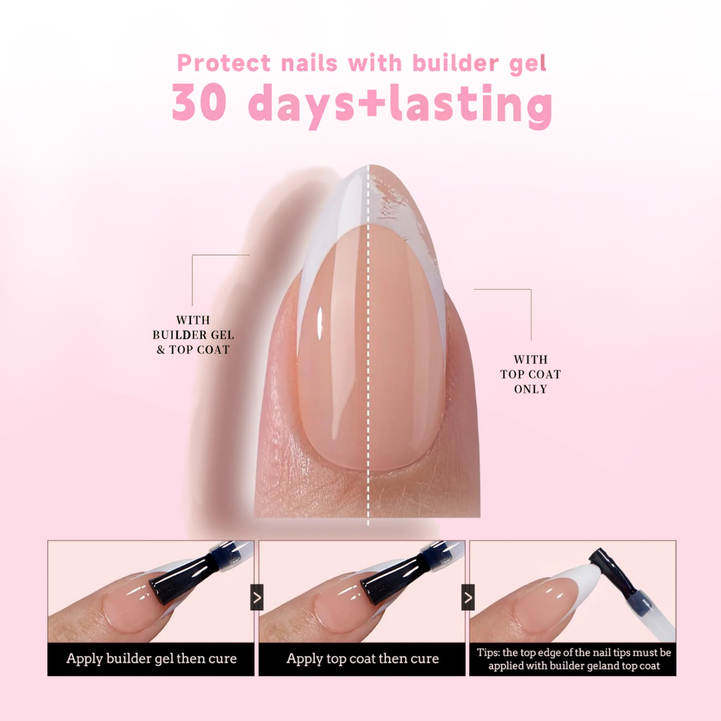 SOFT GEL FRENCH TIPS (PURPLE)