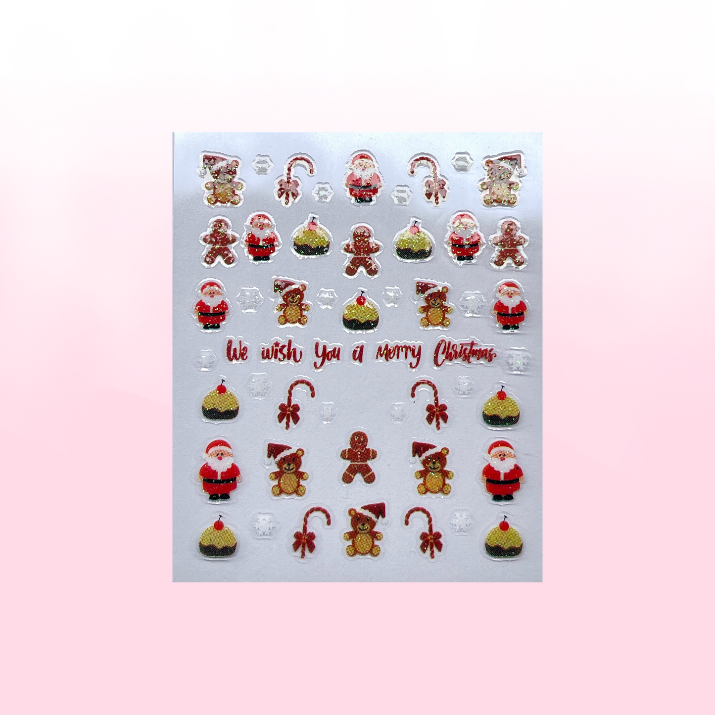 WE WISH YOU A MERRY XMAS stickers