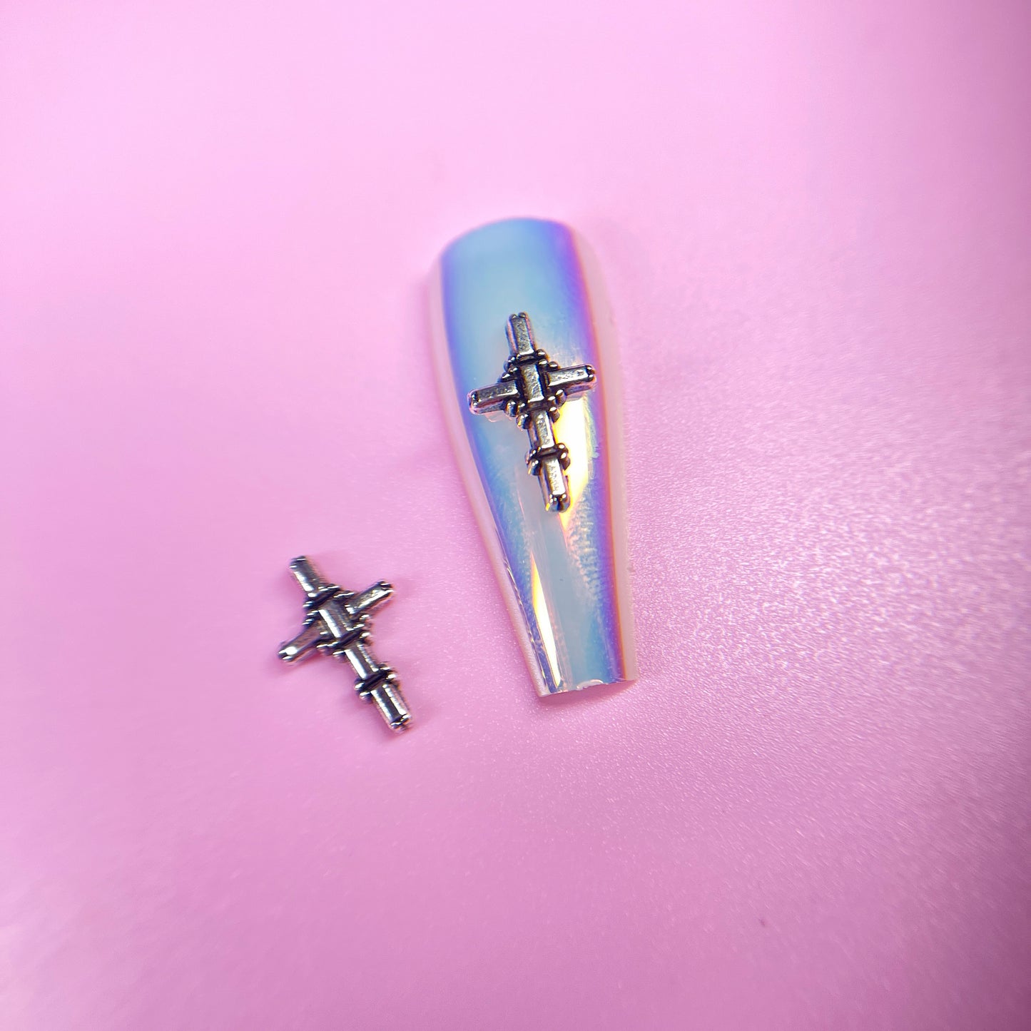 SILVER CROSS 1 CHARMS