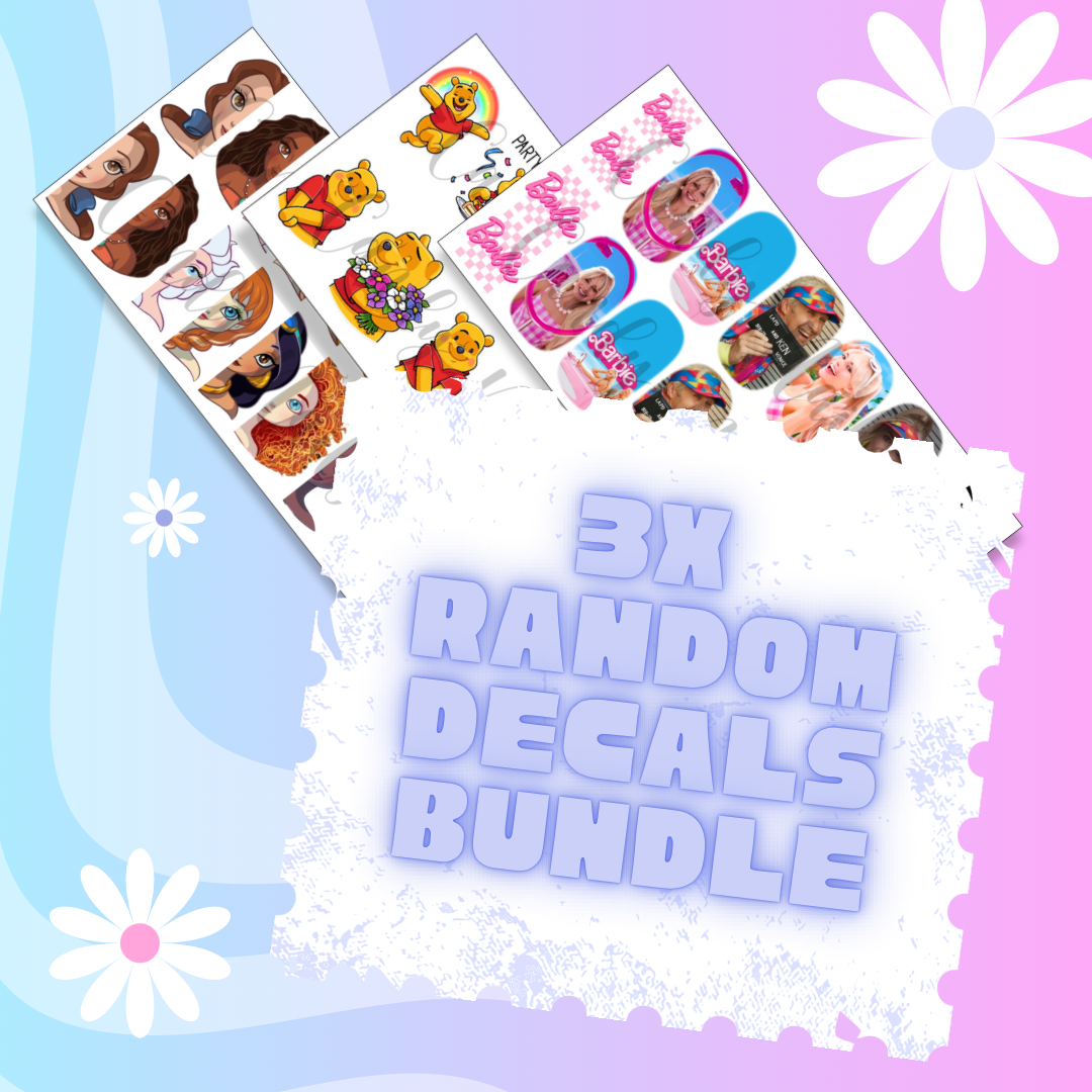 MEGA BUNDLE 3x RANDOM DECALS