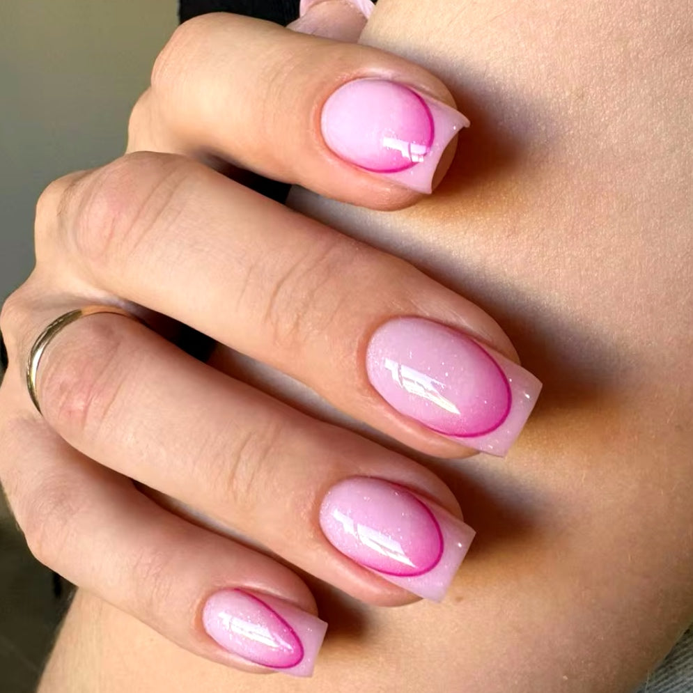 PINK FRENCH SMILE LINE stickers