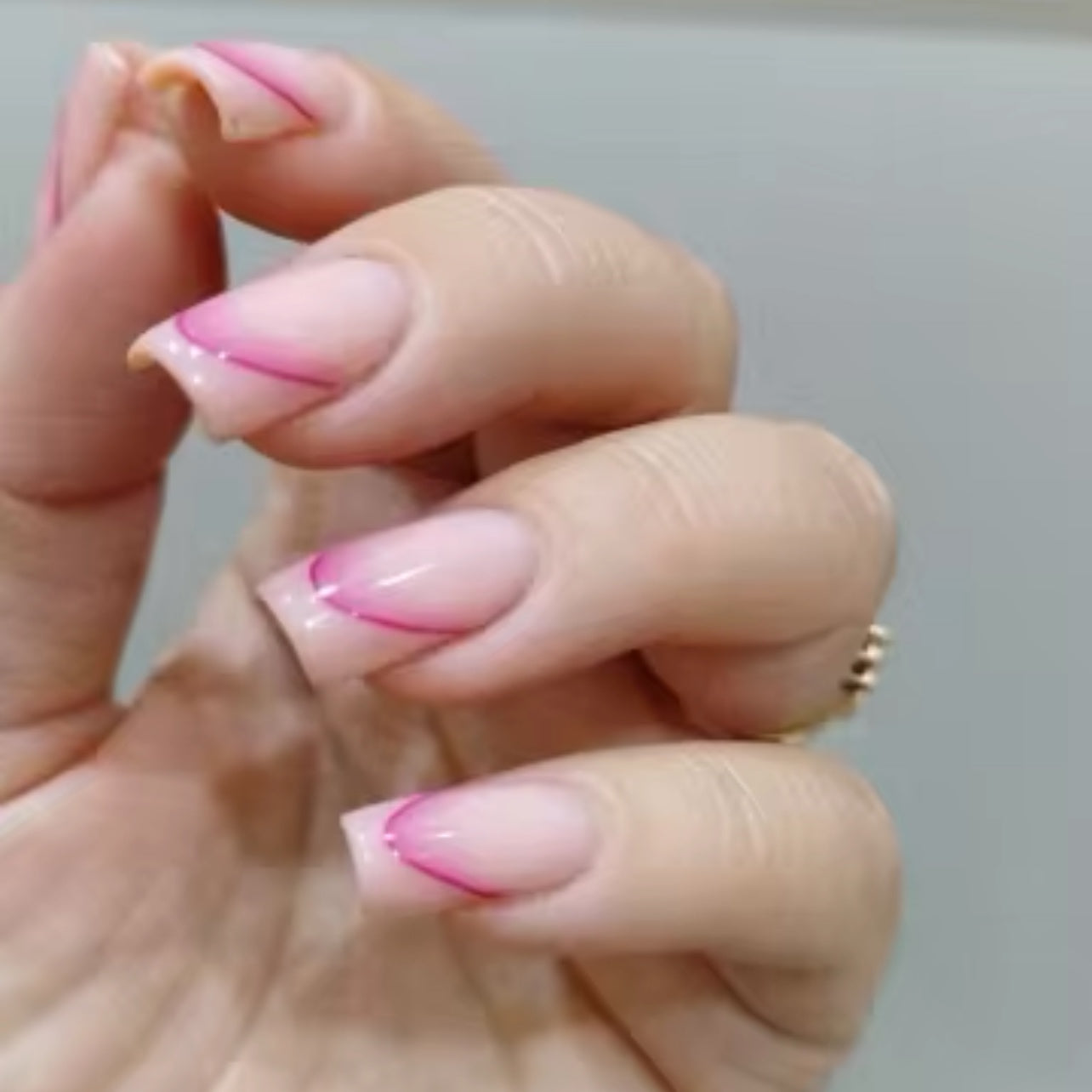 PINK FRENCH SMILE LINE stickers