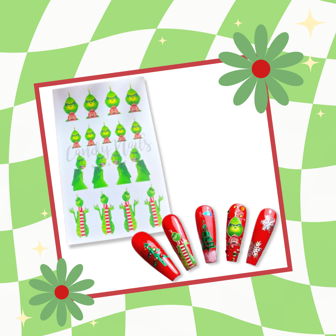 GRINCHY STICKERS 2