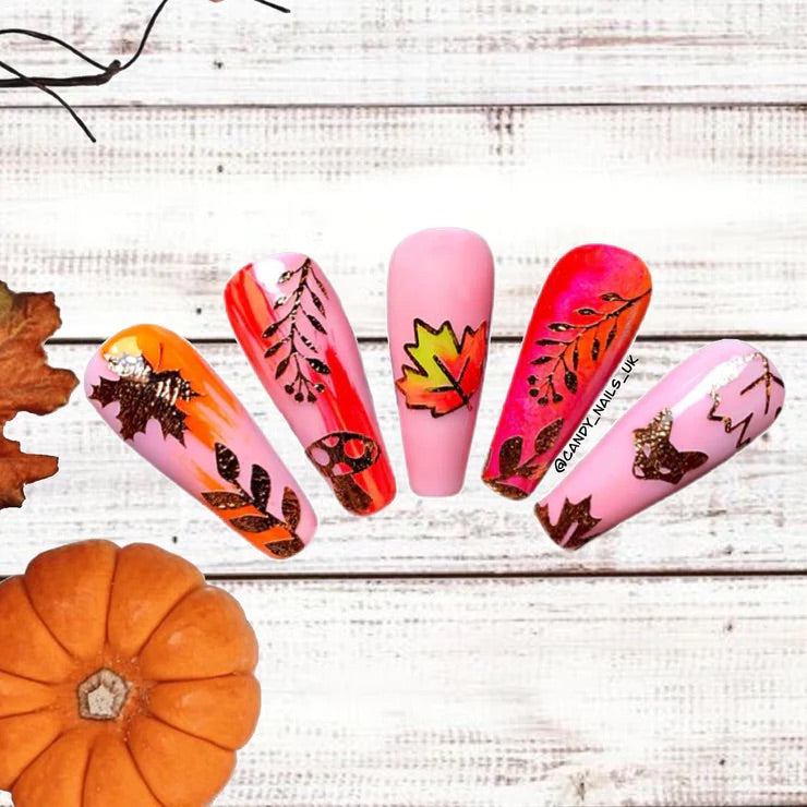 GOLDEN AUTUMN VINYL STICKERS