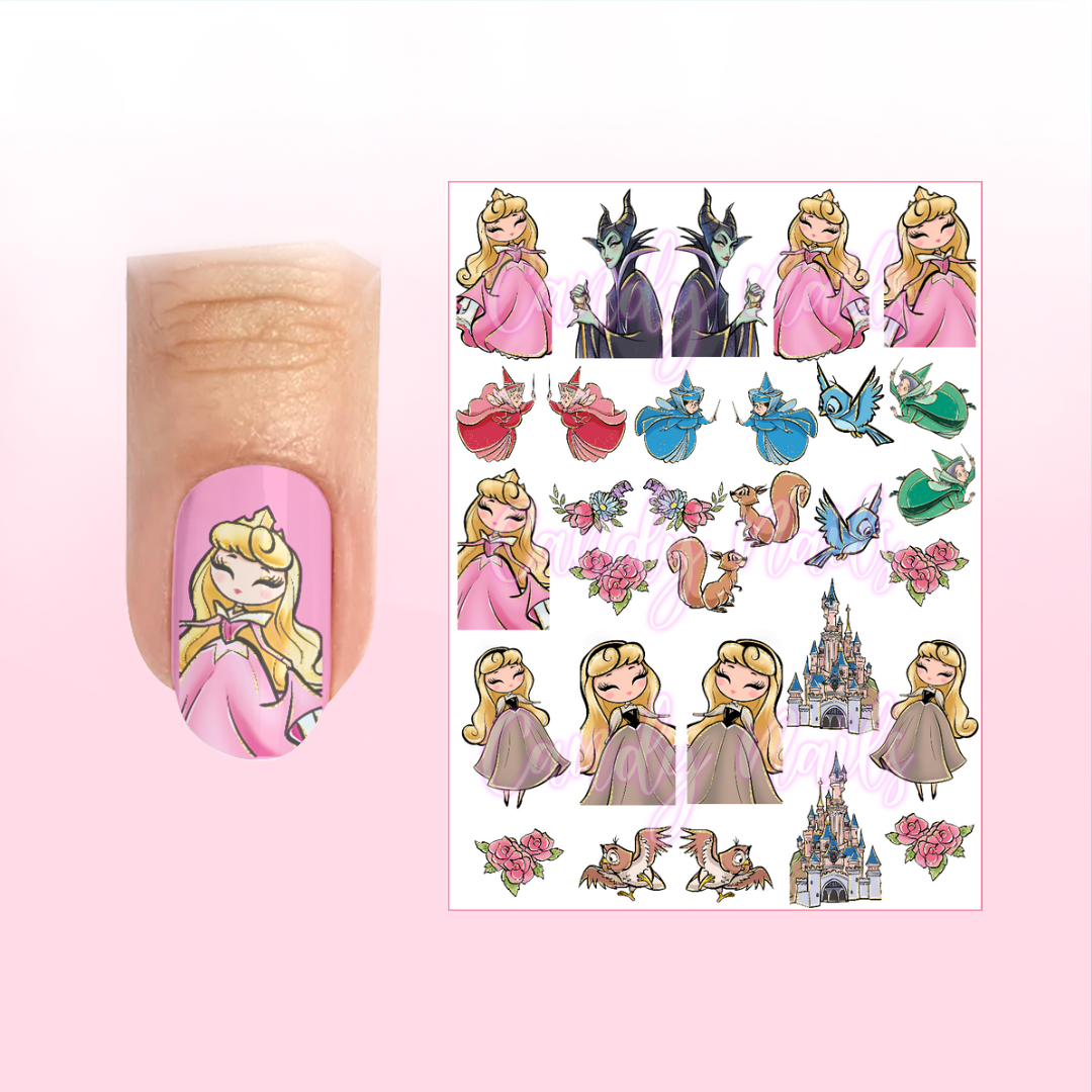 MAGIC LADIES transfer stickers (H2)