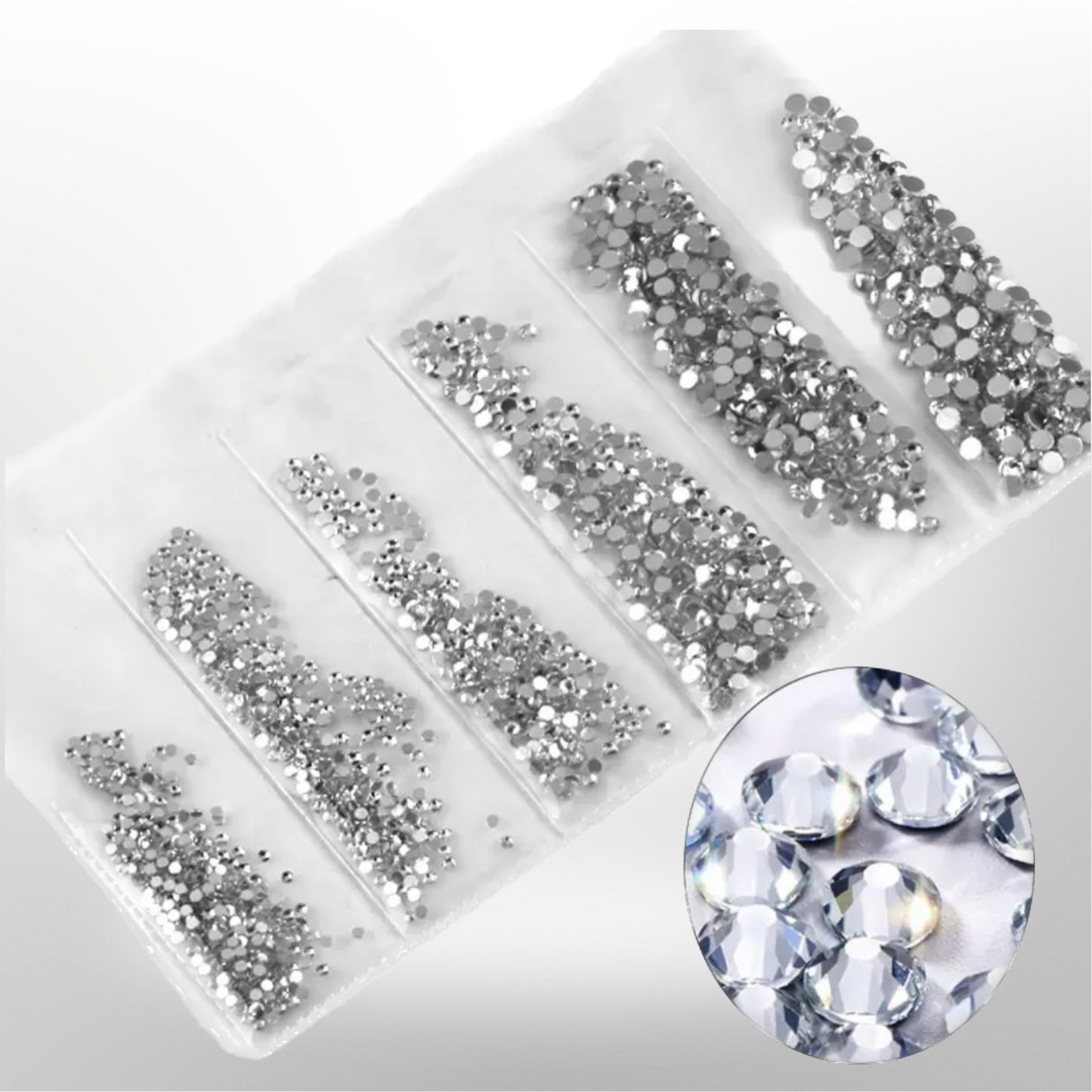 NAIL RHINESTONE AB CRYSTALS (CLEAR)
