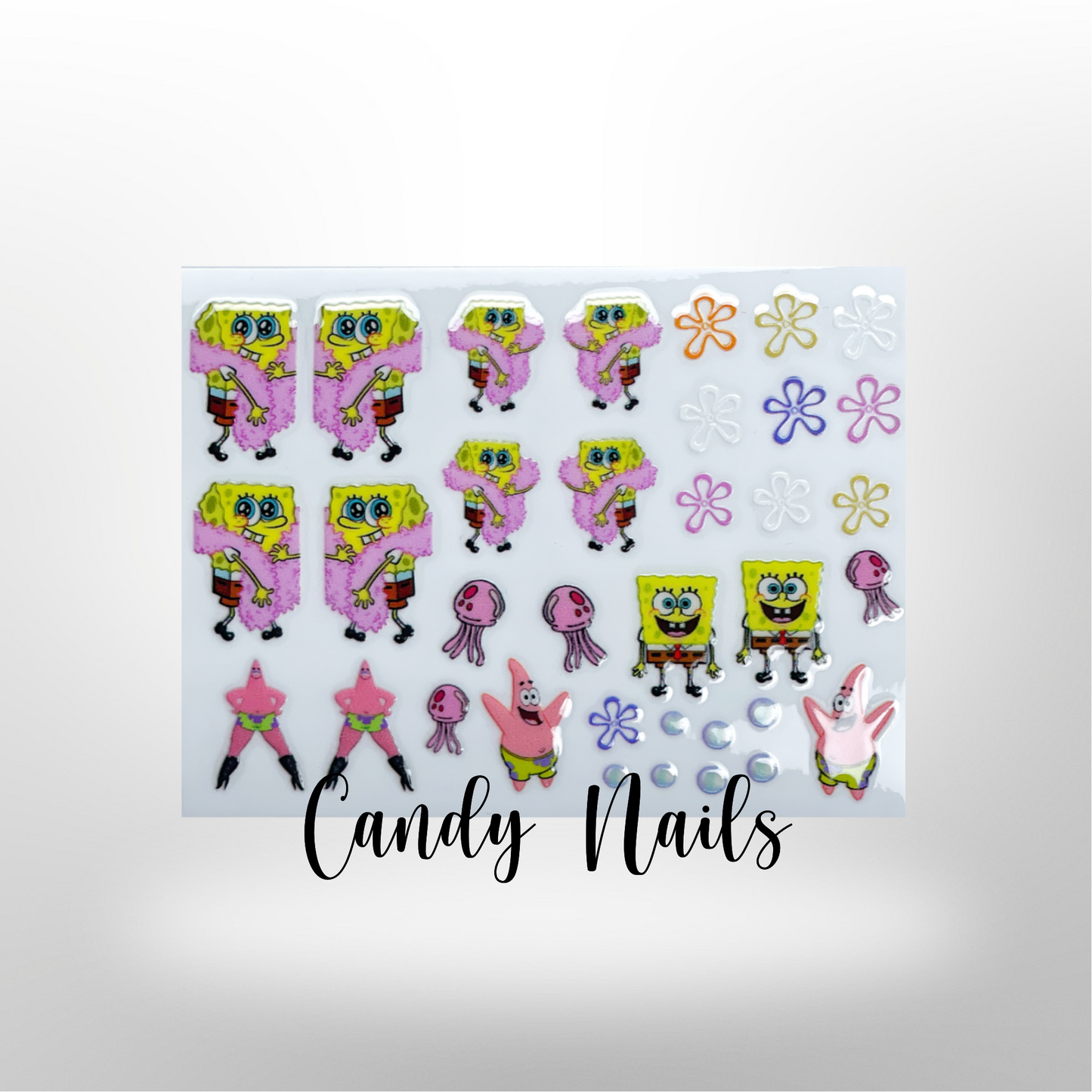 SQUARE PANTS transfer stickers