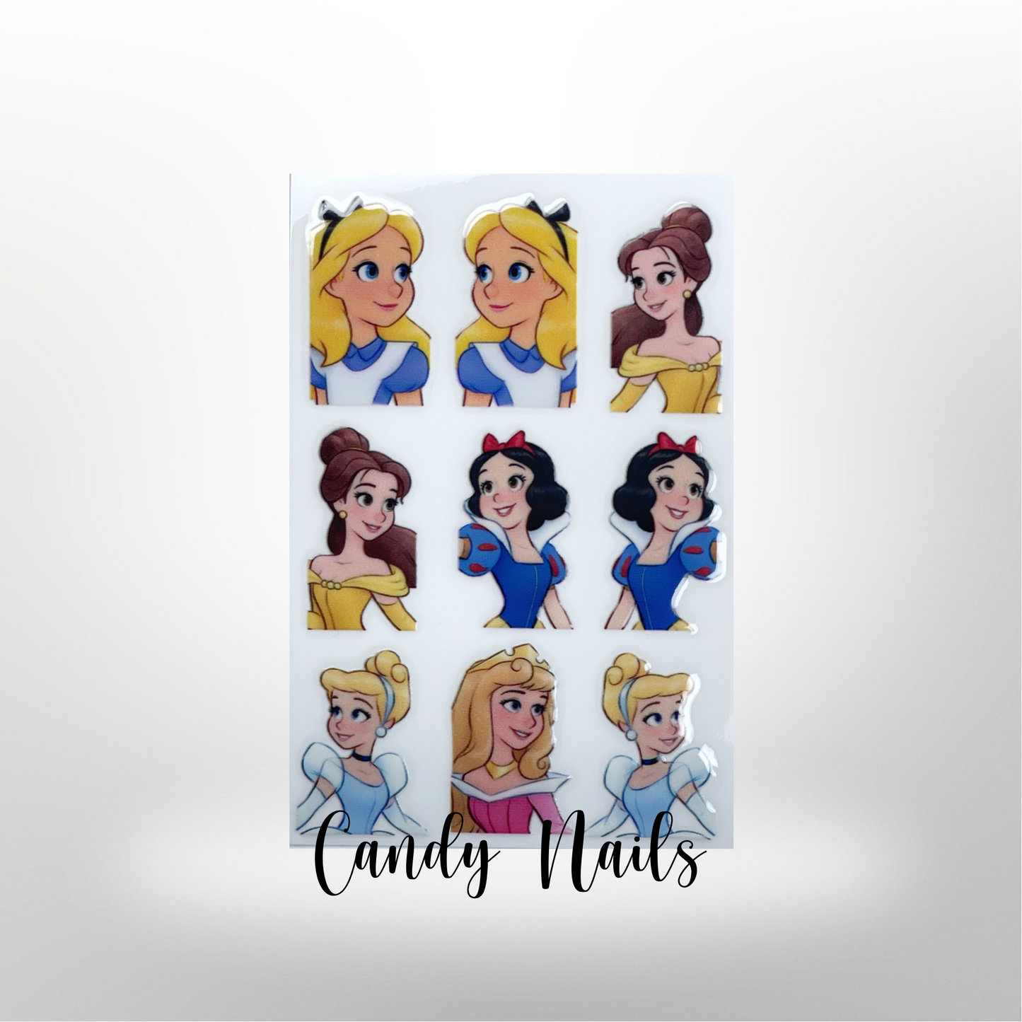 PRINCESSES transfer stickers