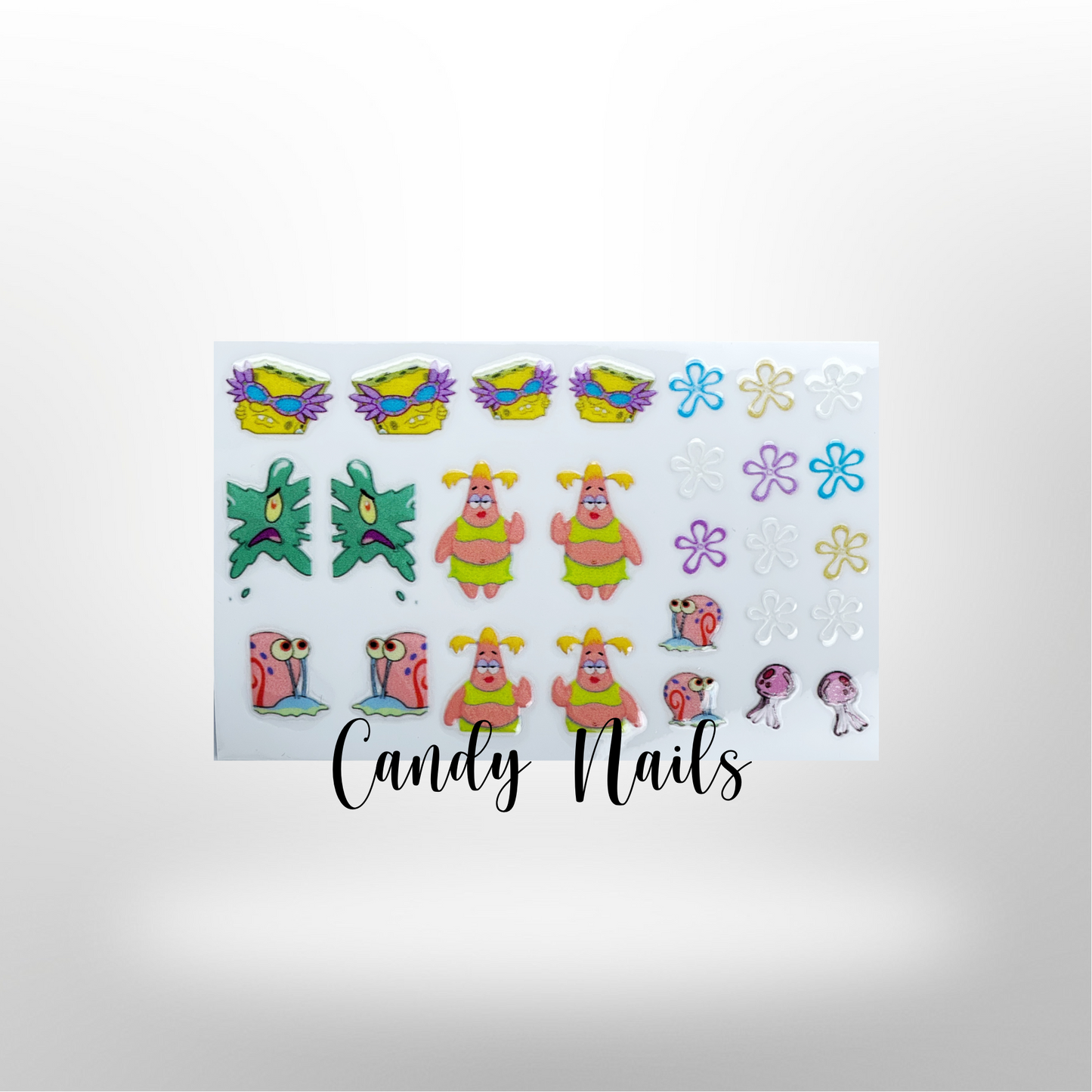 SQUARE PANTS 2 transfer stickers (B10)