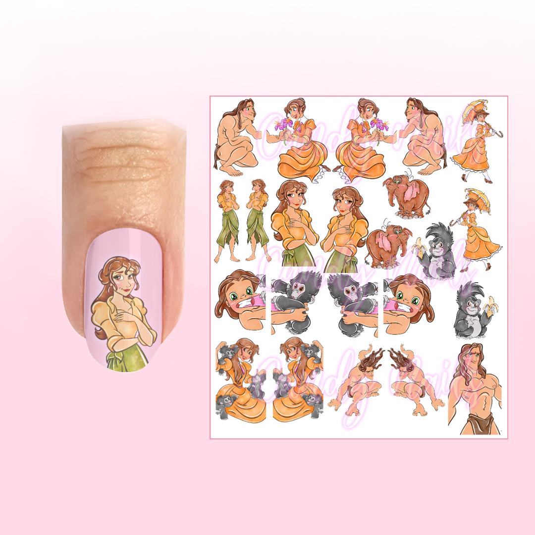 JUNGLE BOY transfer stickers