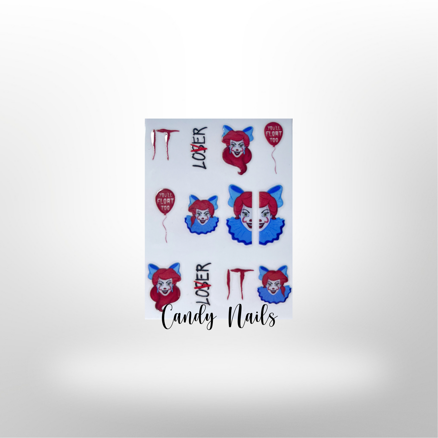 PENNYWISE ARIEL transfer stickers