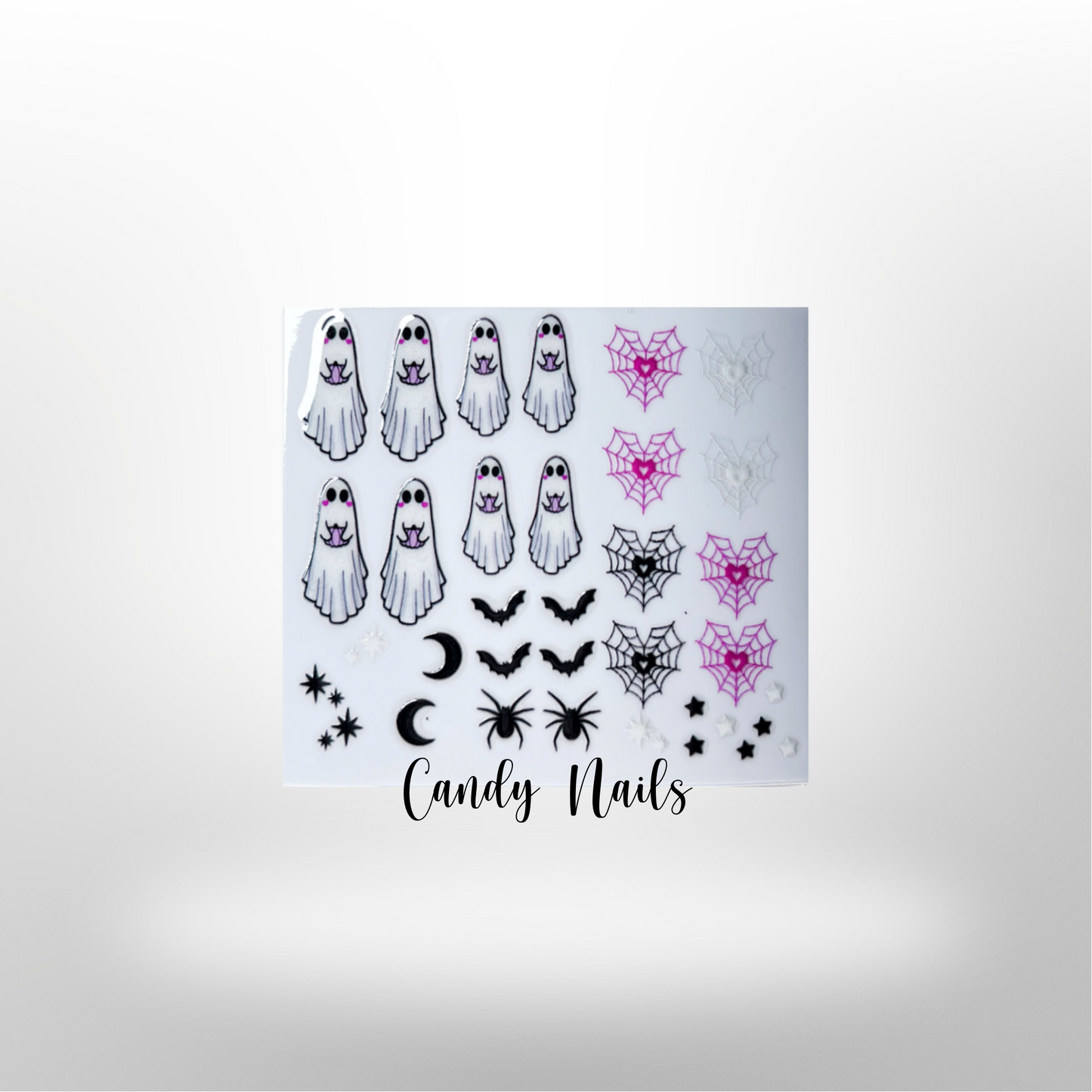 SPOOKY GHOST transfer stickers