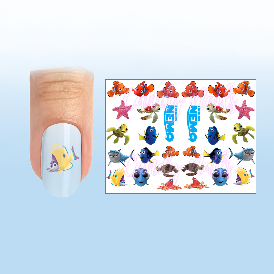 CLOWNFISH transfer stickers