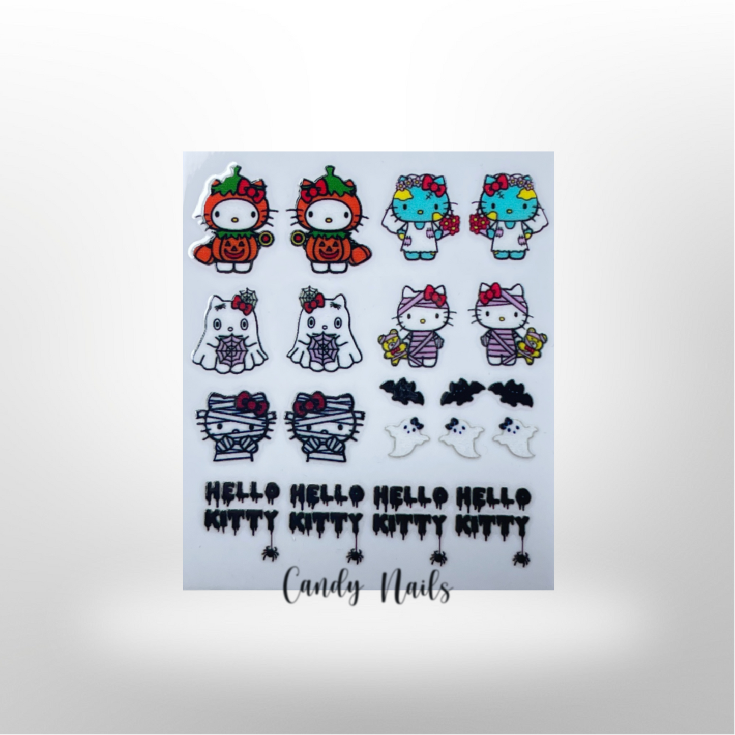 HALLOWEEN KITTY transfer stickers