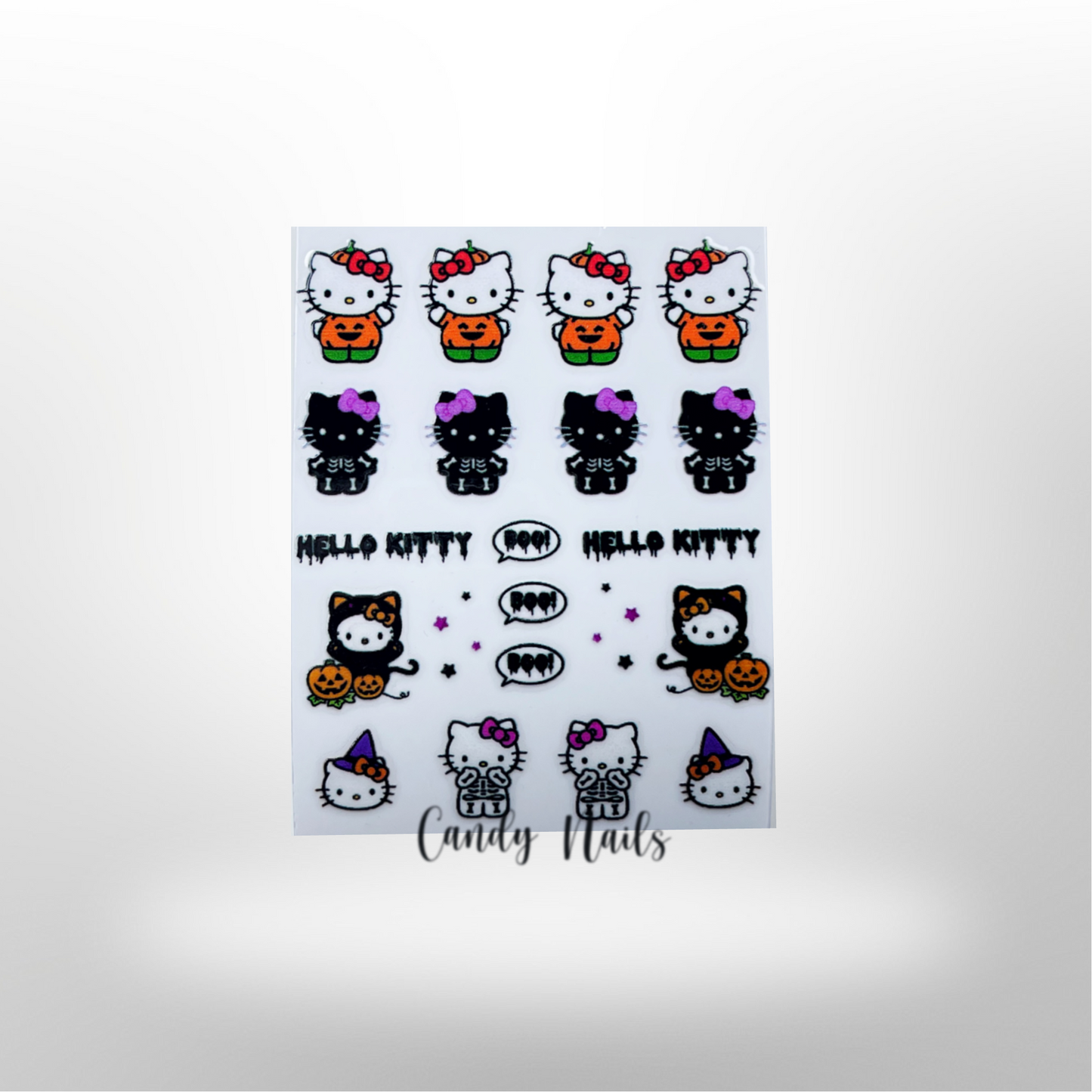 HALLOWEEN KITTY 2 transfer stickers