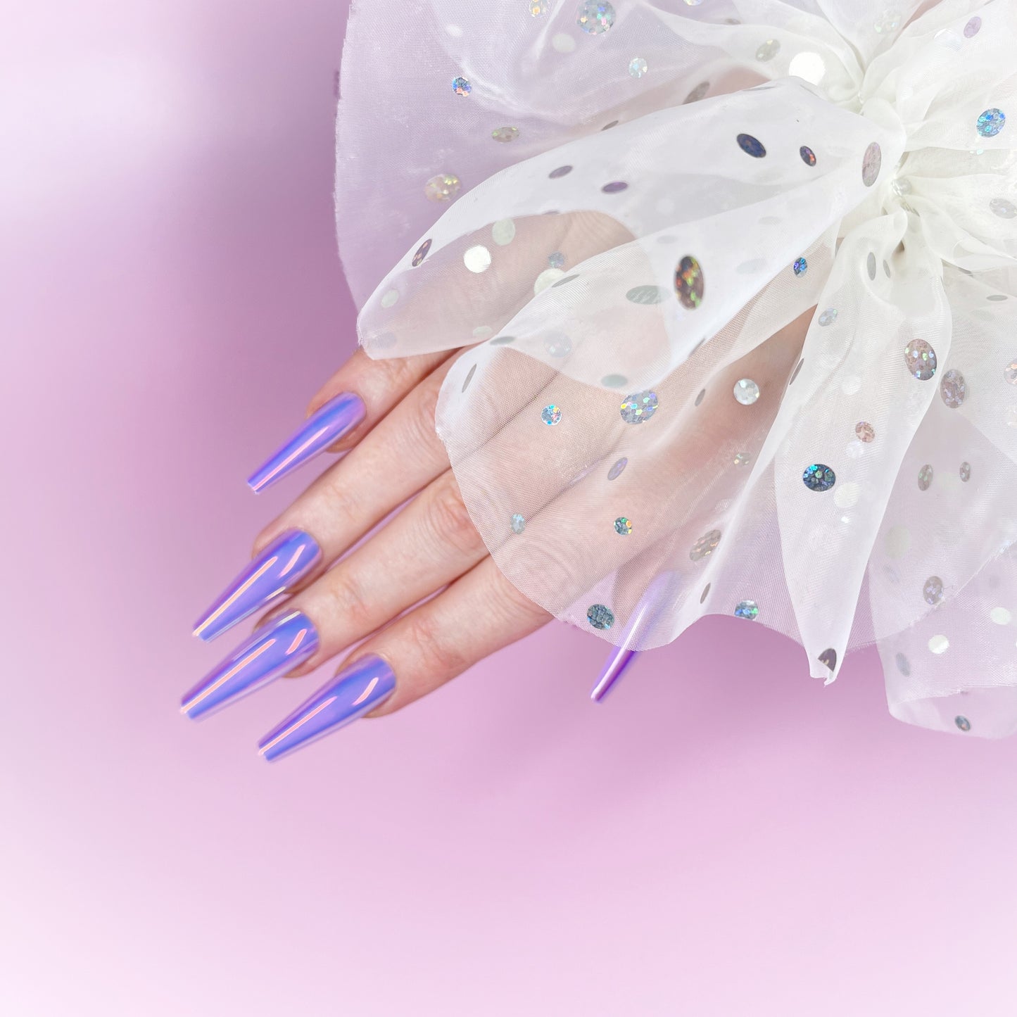 CANDY SLEEVE WHITE POLKADOT