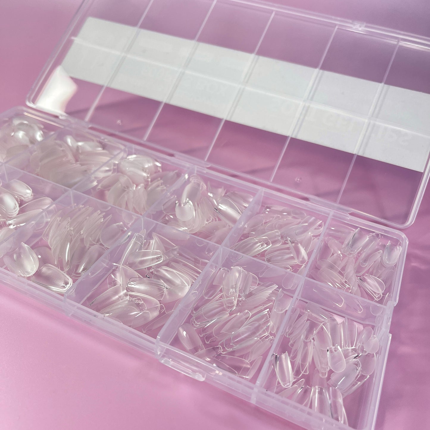 XS SHORT SQUARE SHORT GEL TIPS 600pcs