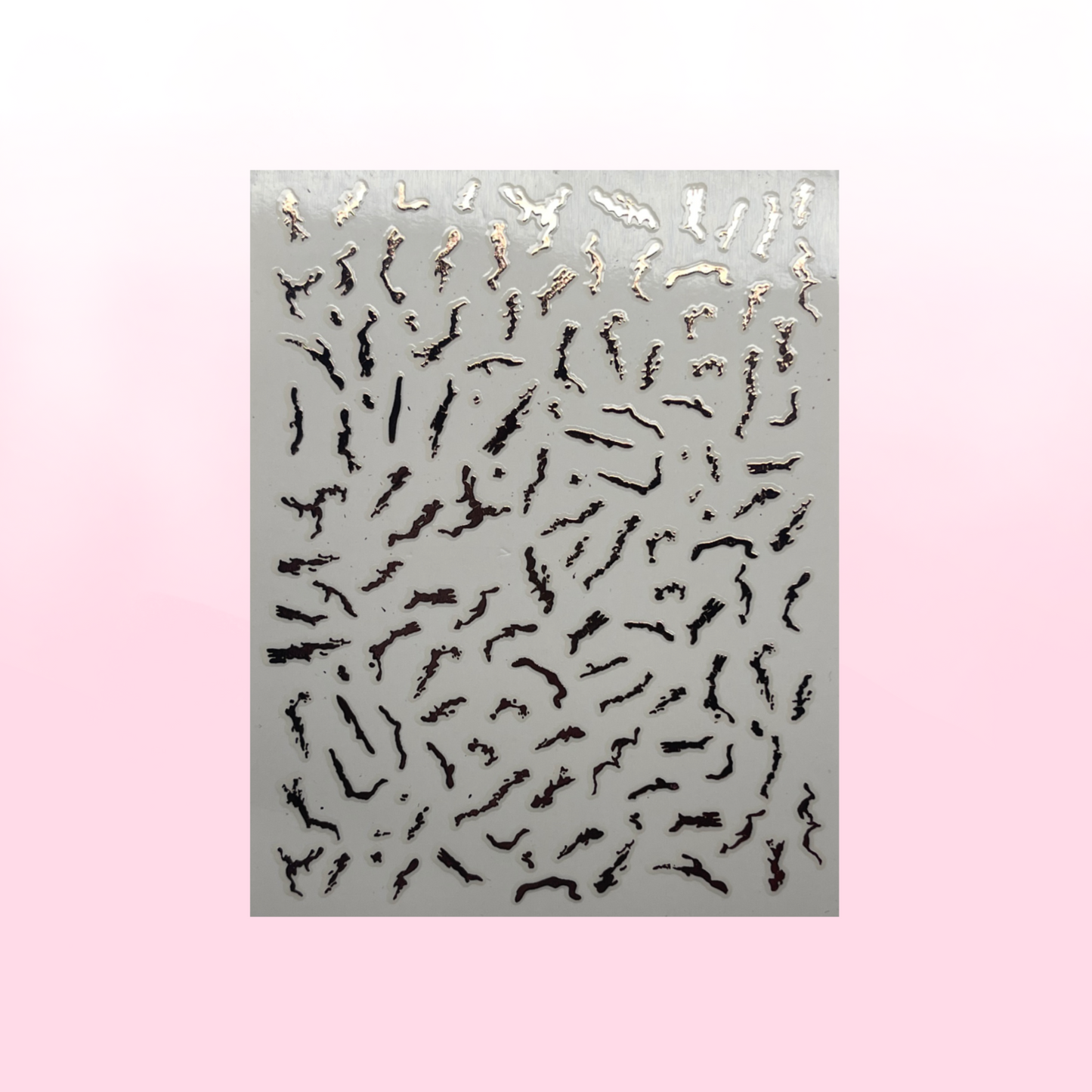 GOLD PATTERN NAIL ART STICKERS