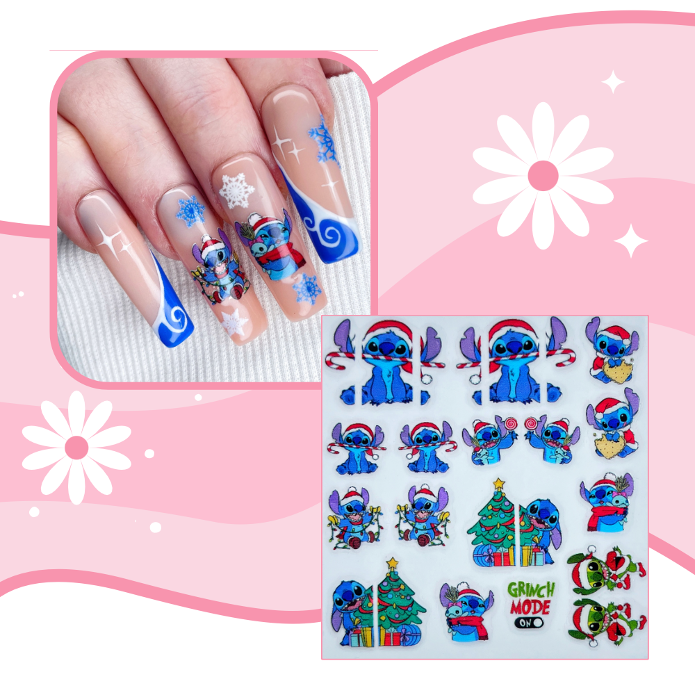 XMAS STITCHY transfer stickers