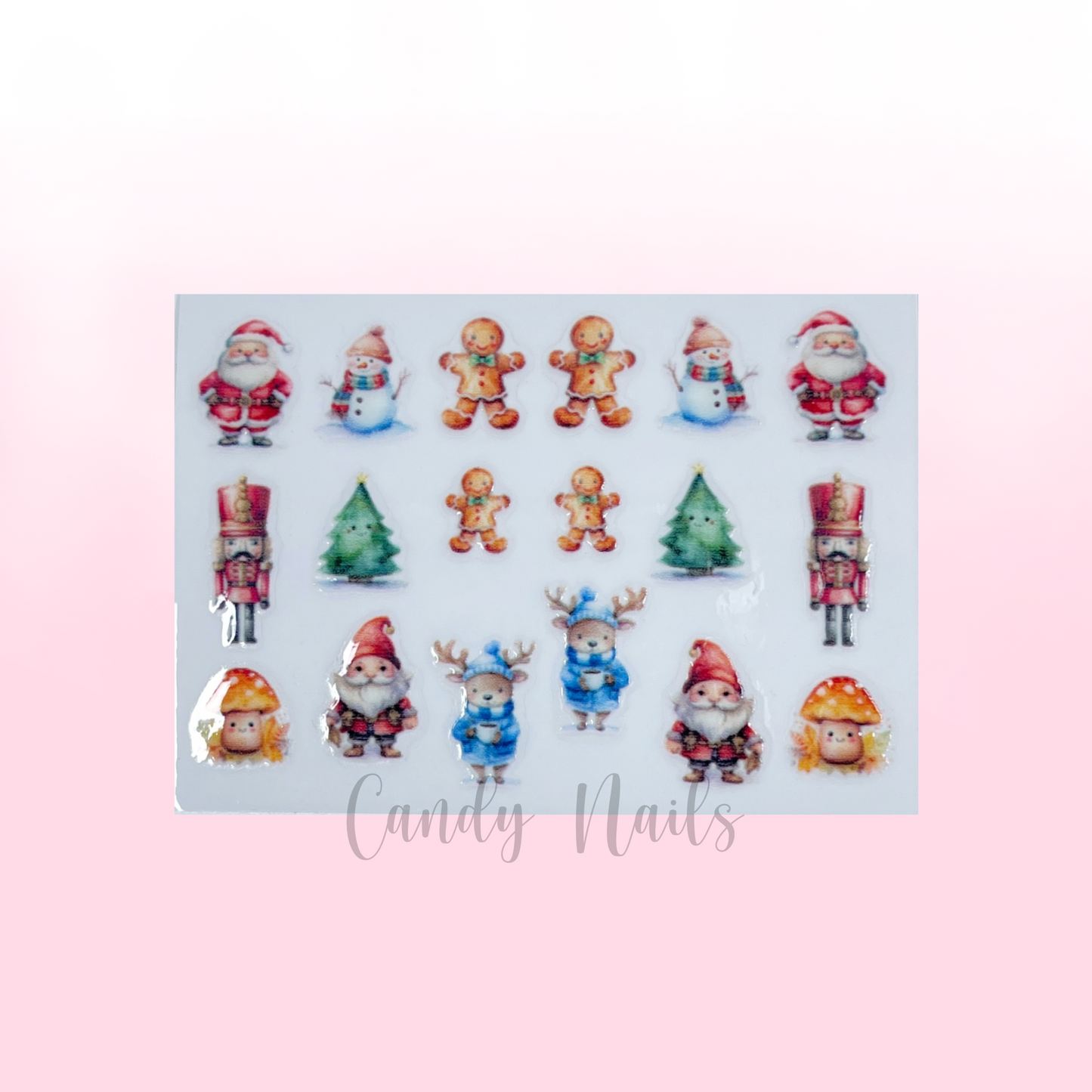 CHRISTMAS MISHMASH transfer stickers