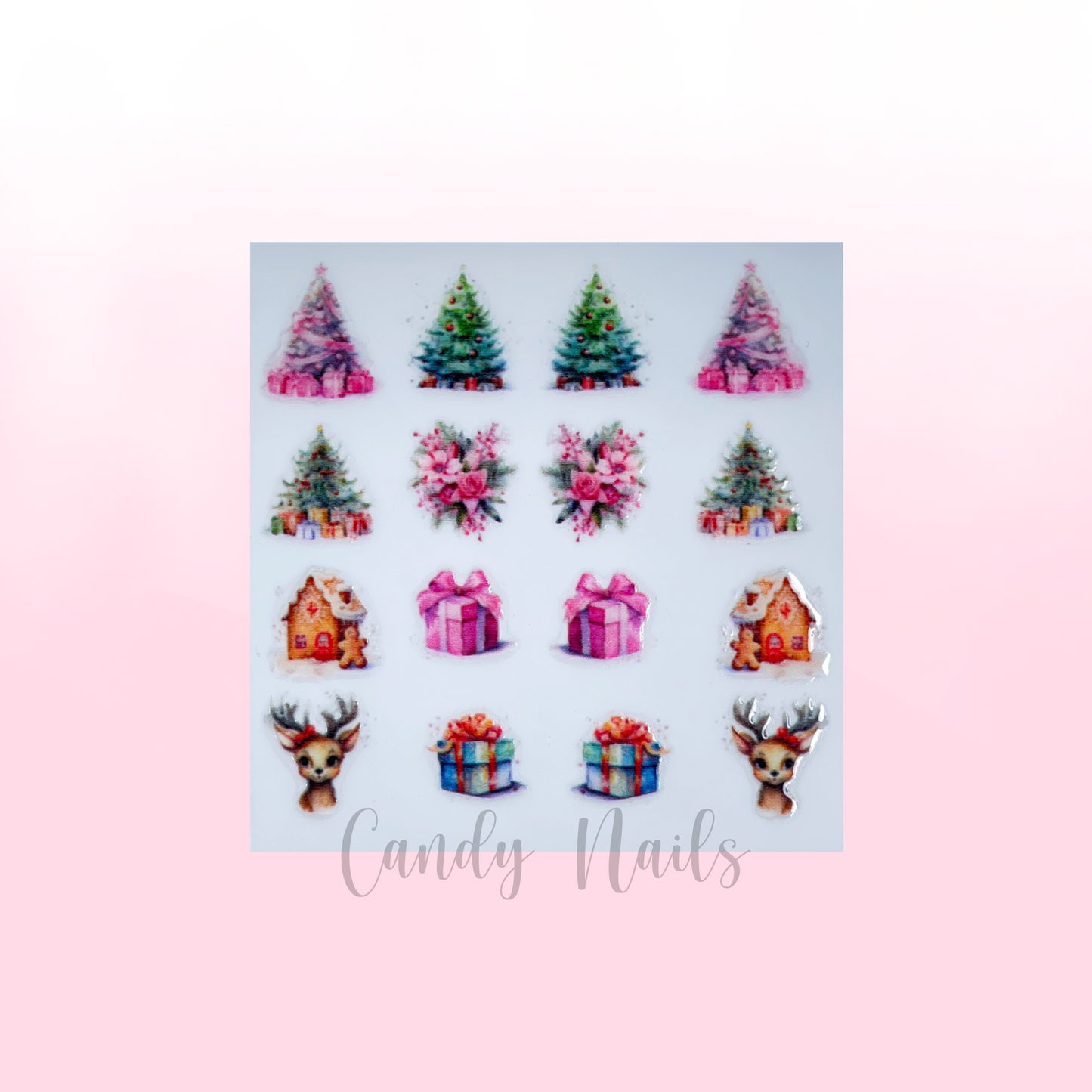 CHRISTMAS SPIRIT transfer stickers