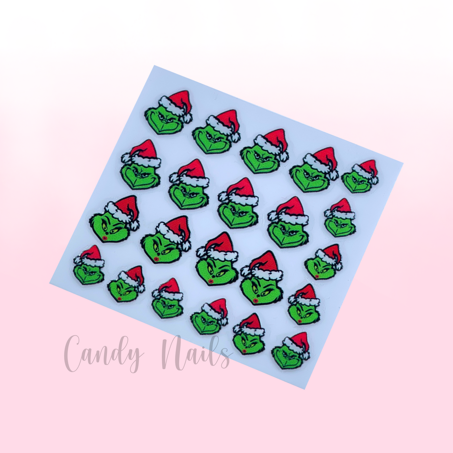MR & MRS GRINCHY transfer stickers