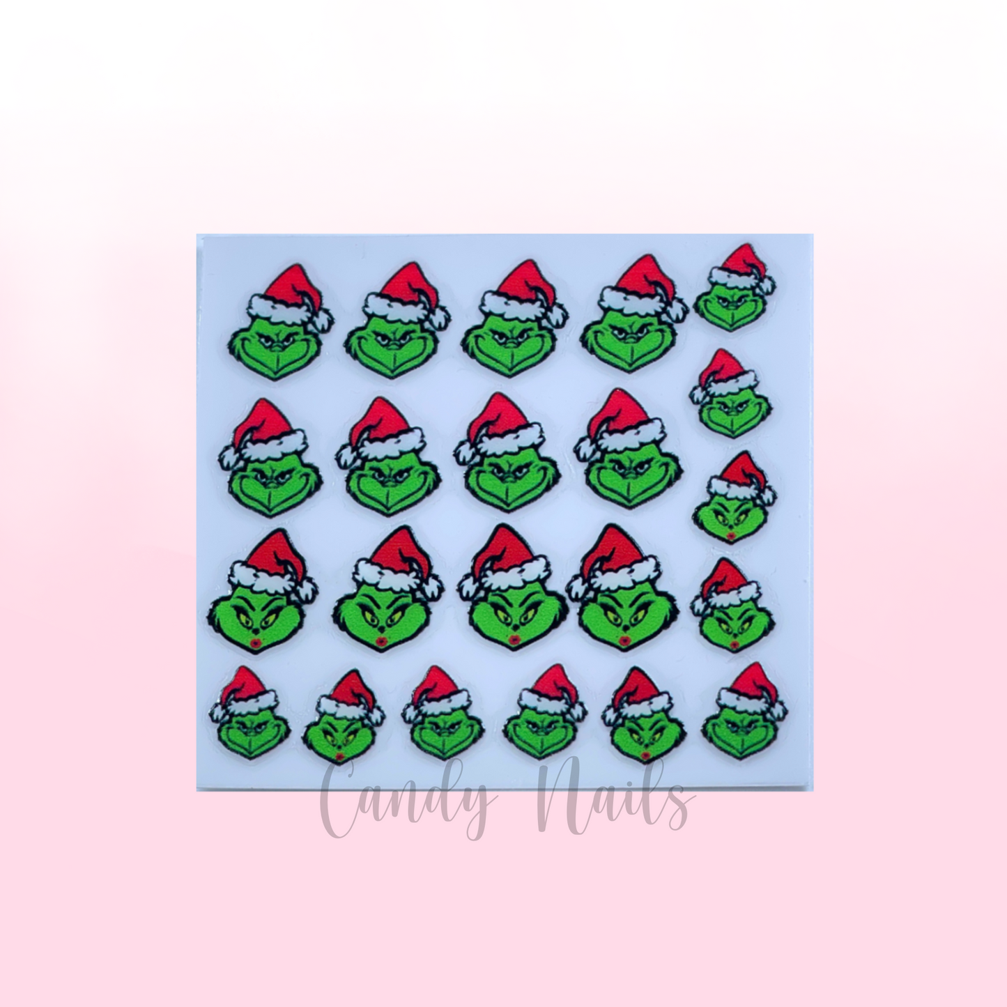 MR & MRS GRINCHY transfer stickers