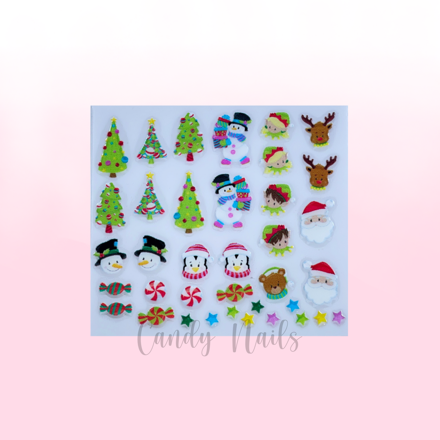 SWEET XMAS transfer stickers