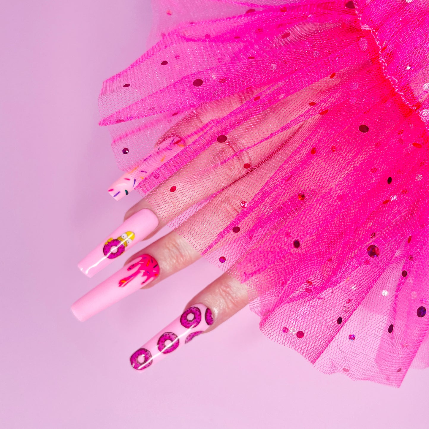 CANDY SLEEVE PINK POLKADOT