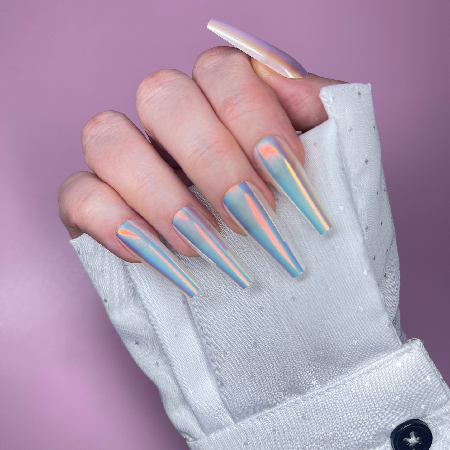 CANDY SLEEVE WHITE POLKADOT