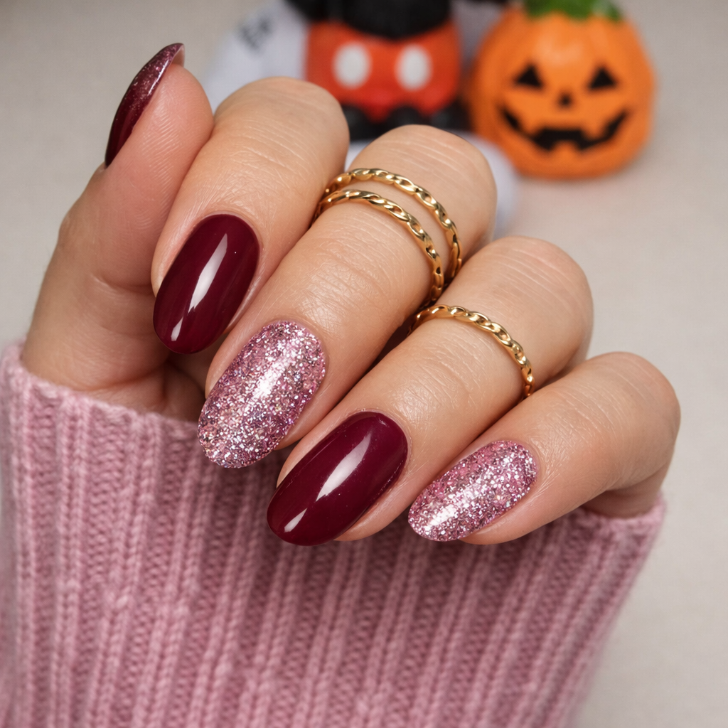 RED ROSE DRINK - GEL NAIL WRAPS