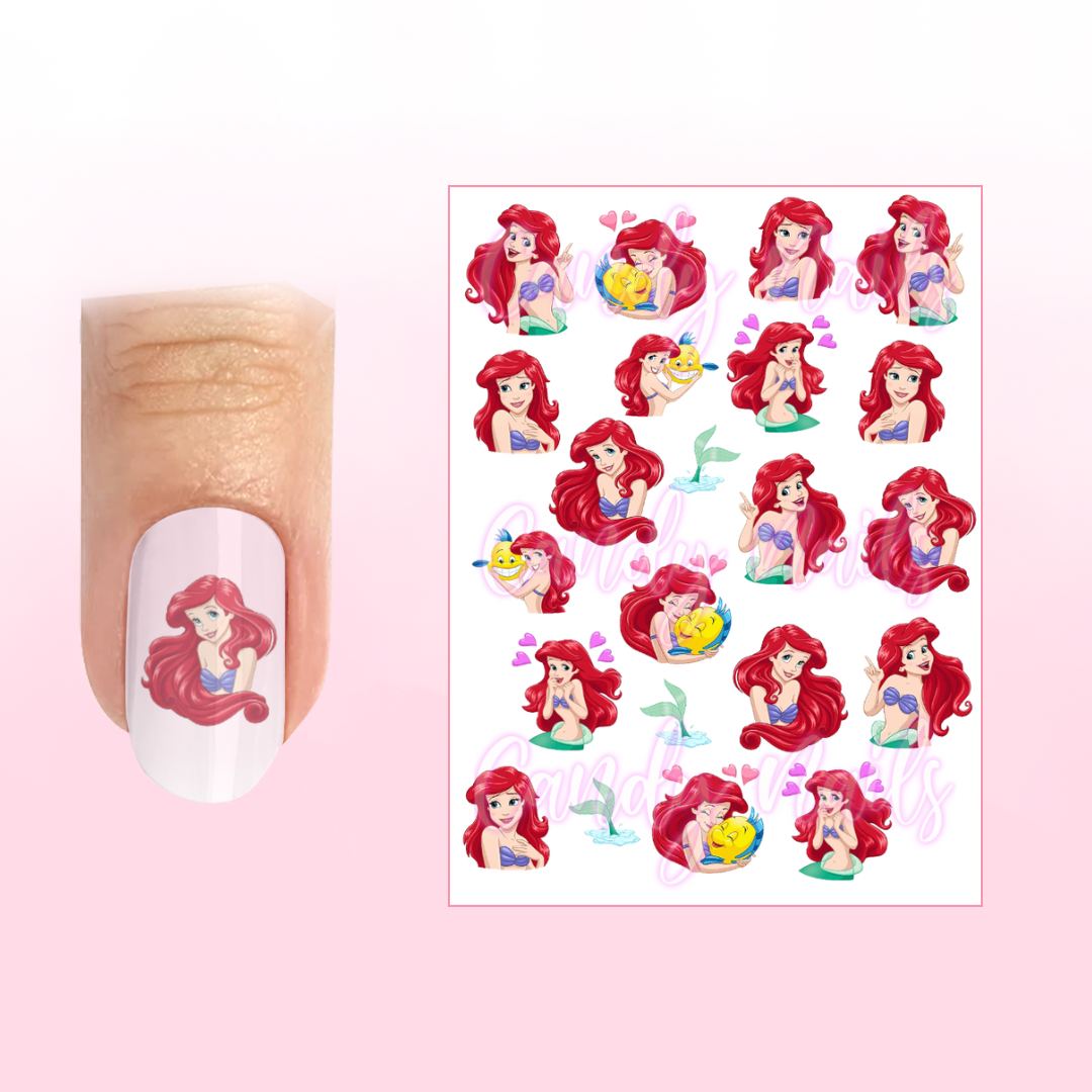 LITTLE MERMAID transfer stickers (I1)