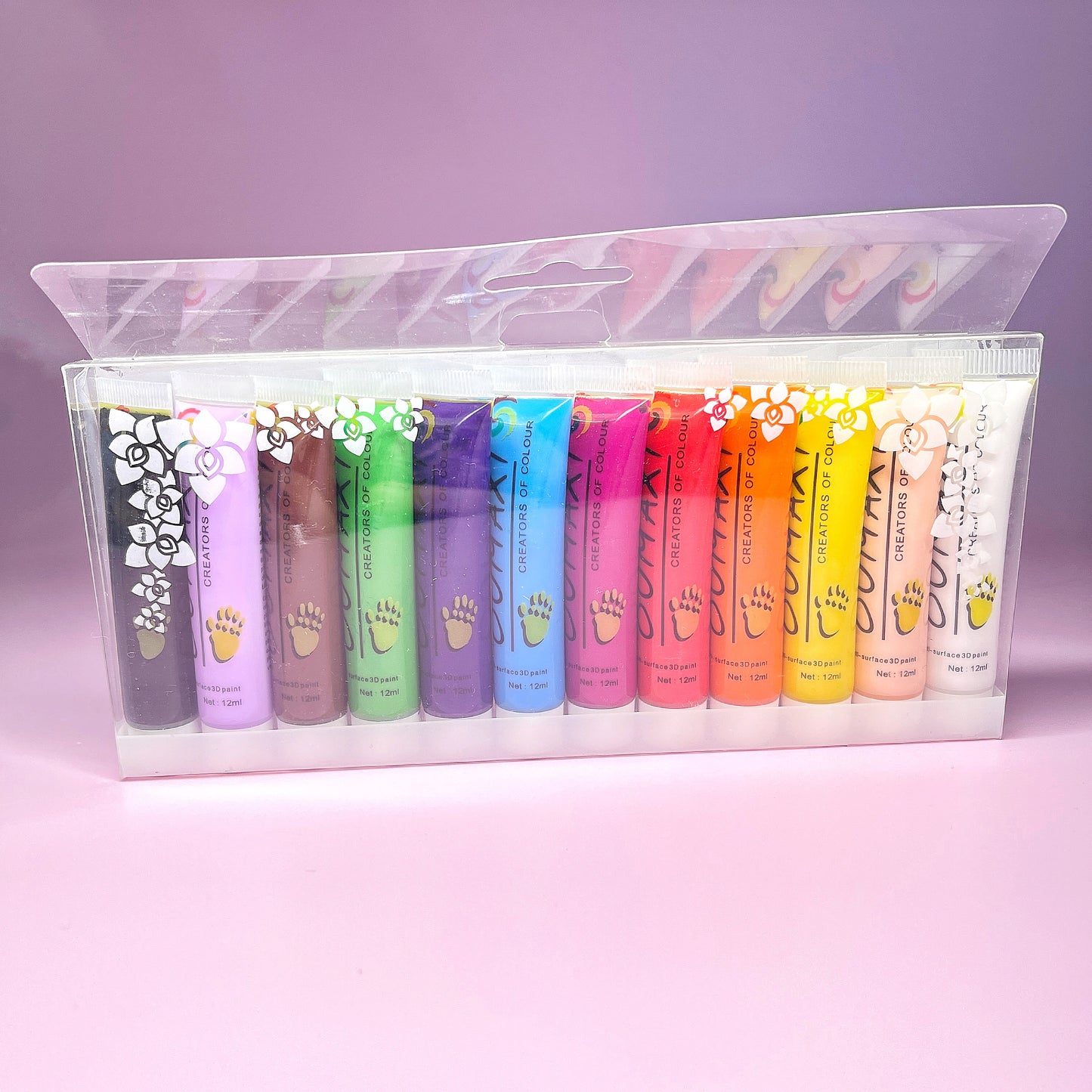 NAIL ART PAINTS 12x12ml