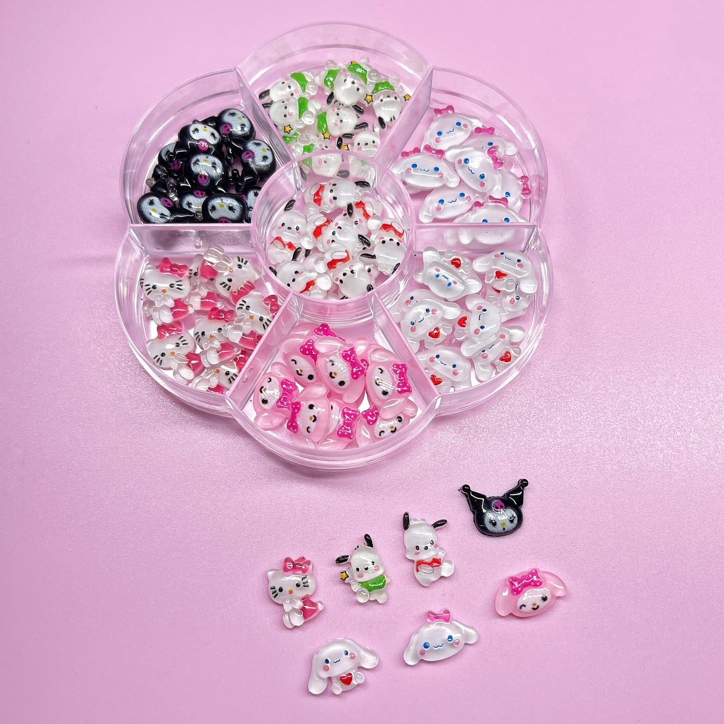 KAWAII CHARMS BOX 70 PCS