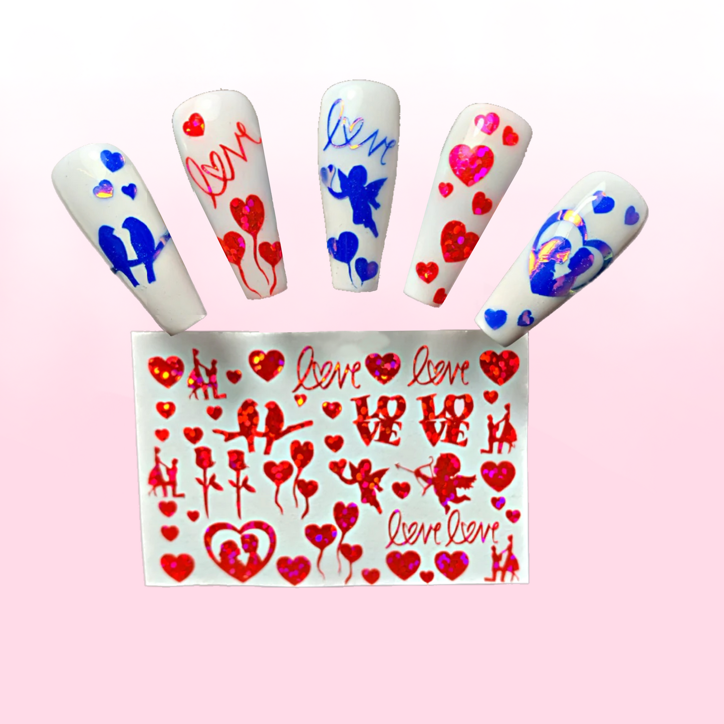LOVE IS THE AIR VINYL STICKERS