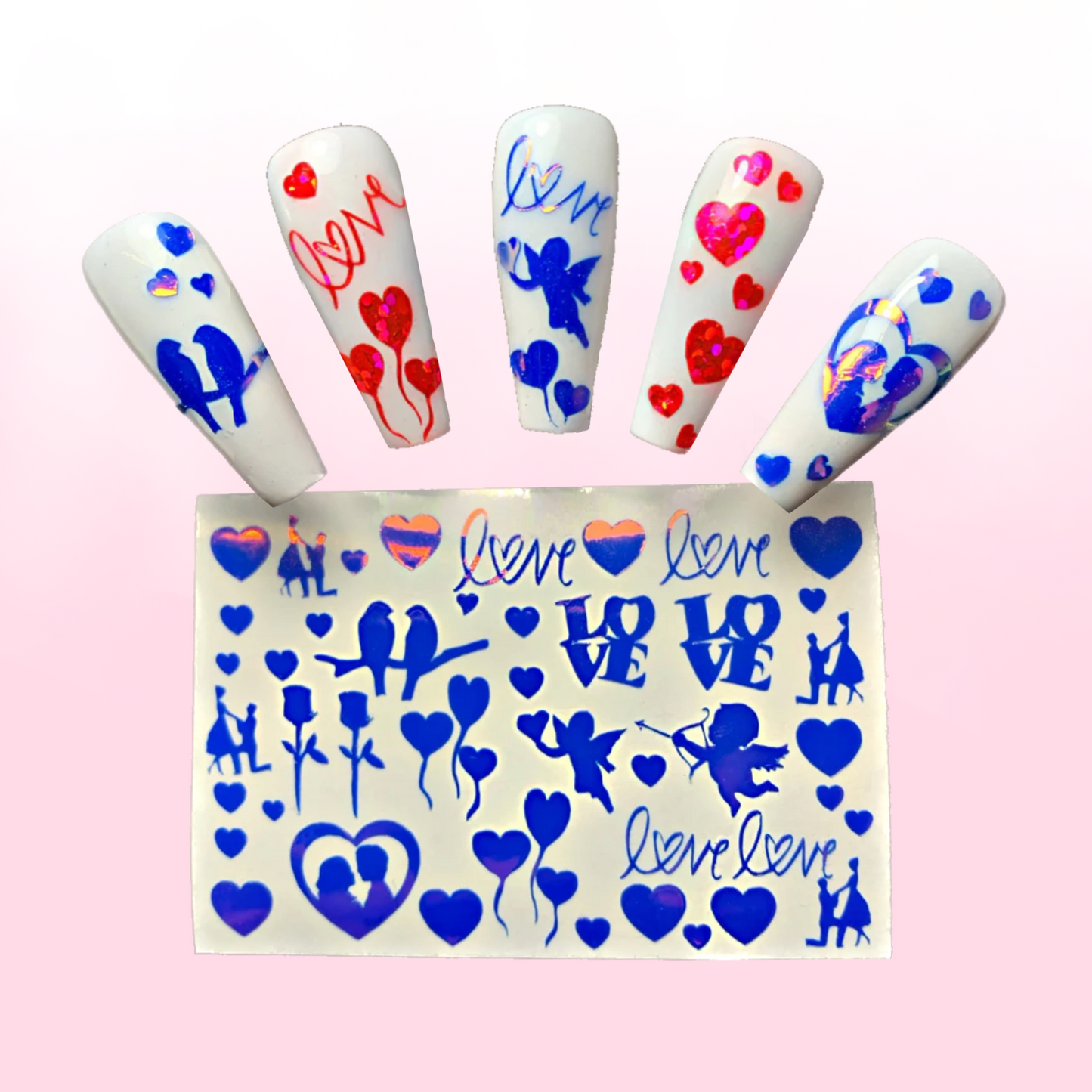 LOVE IS THE AIR VINYL STICKERS