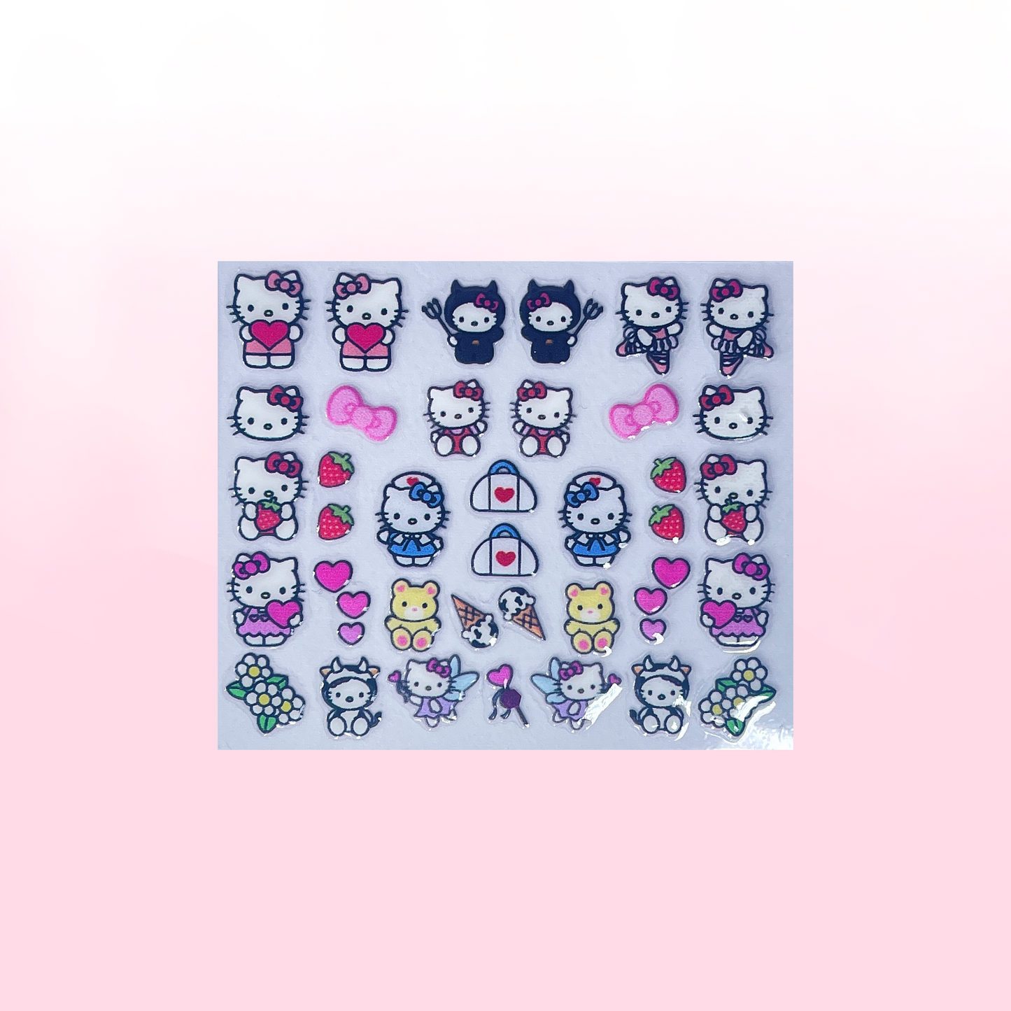 SWEET KITTY transfer stickers