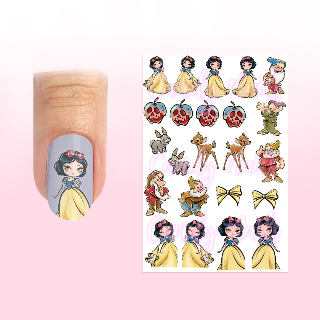 I AM A PRINCESS transfer stickers (I4)