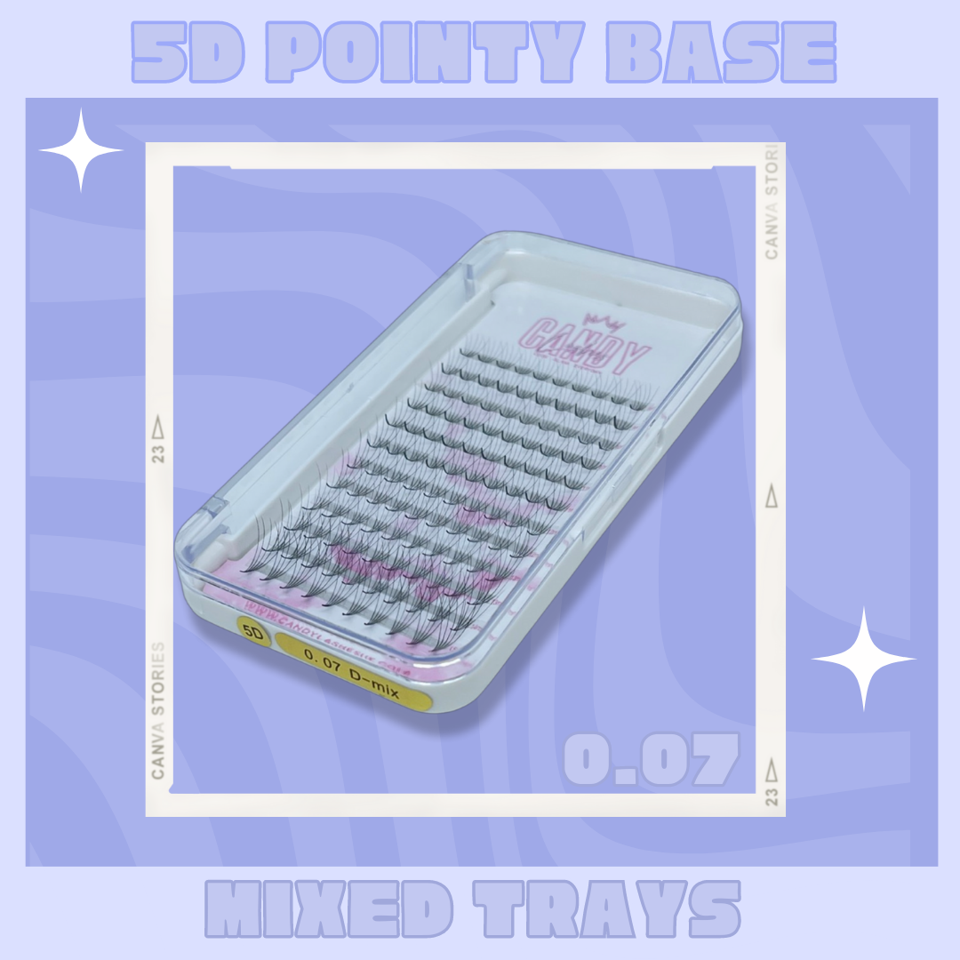 5D CANDY LASHES POINTY BASE PROMADE 0.07 THICKNESS